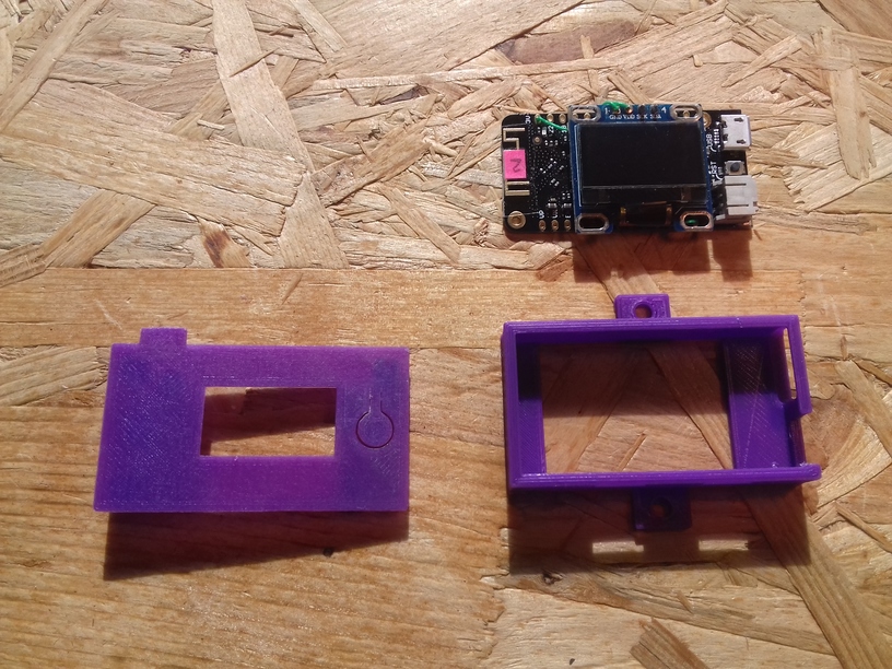 LOLIN32 Lite OLED Combo case (with reset button)