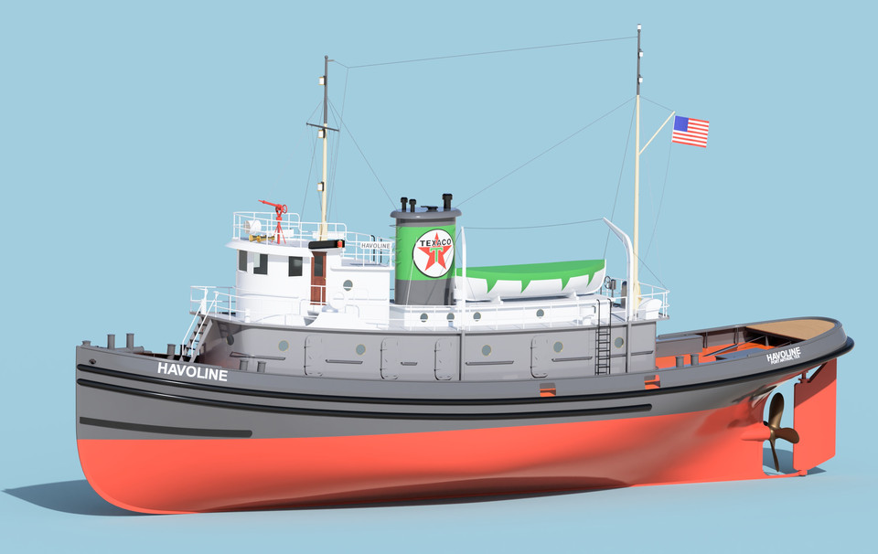 Texaco Havoline Tugboat