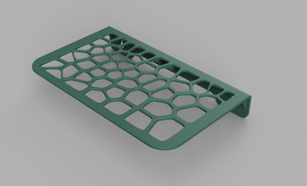 Voronoi Design Wall Shelf