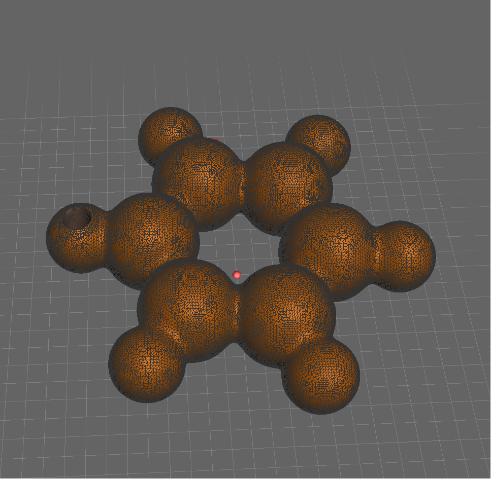 Benzene Ring Keychain
