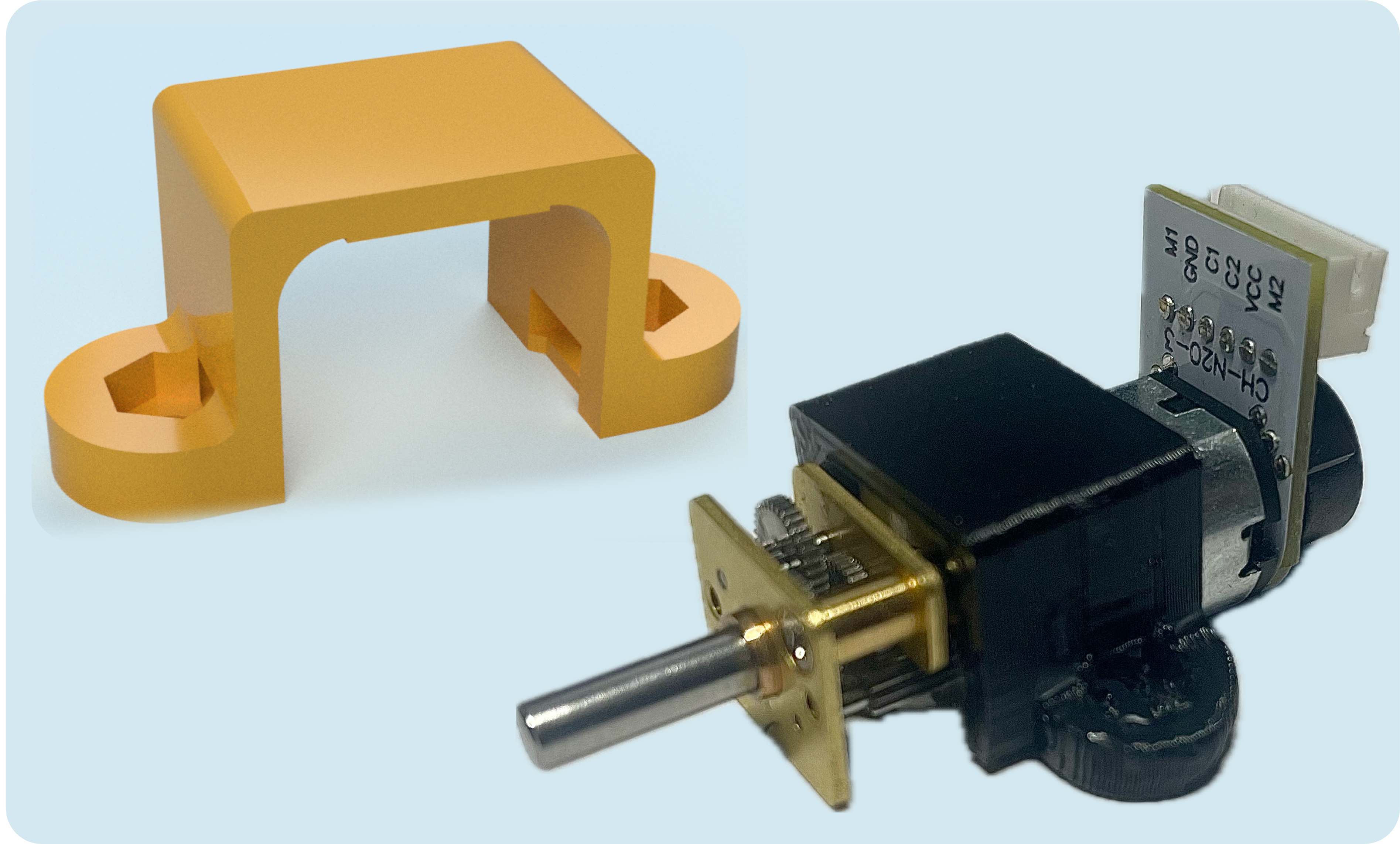 N20 Motor Mounting Bracket (Improved)