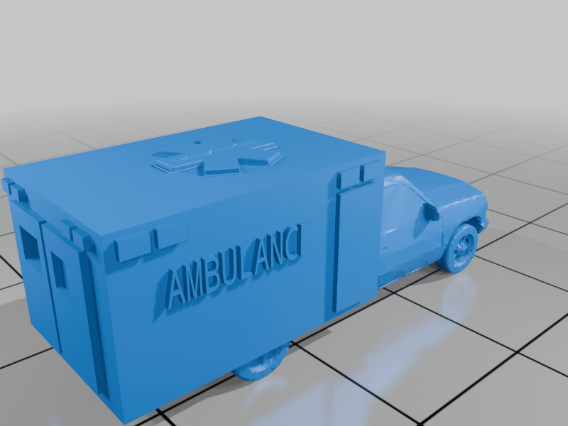 N Scale ambulance
