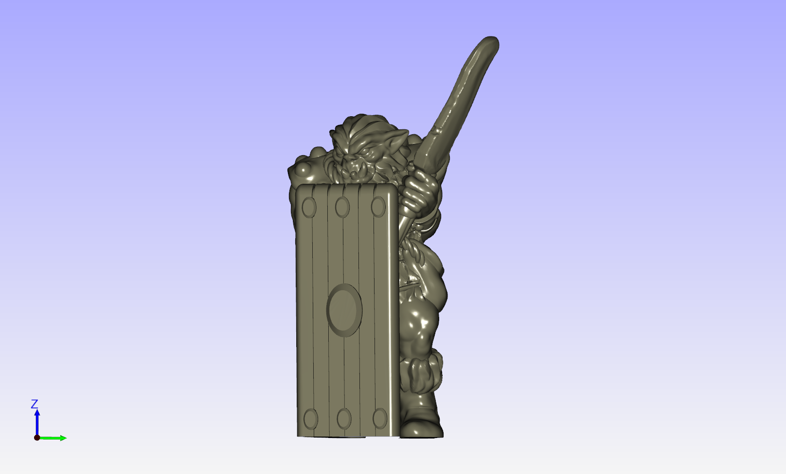 Bugbear 28mm (supportless, FDM friendly) - Remix