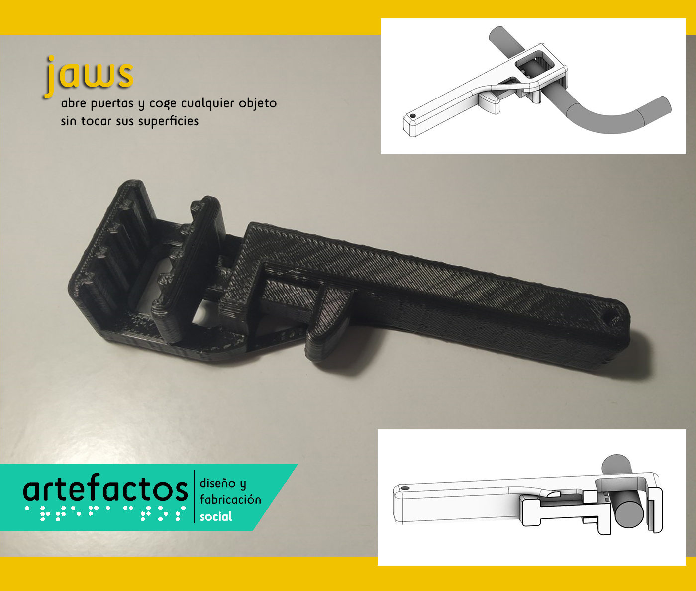 jaws / dispositivo abre-puertas y coge-objetos