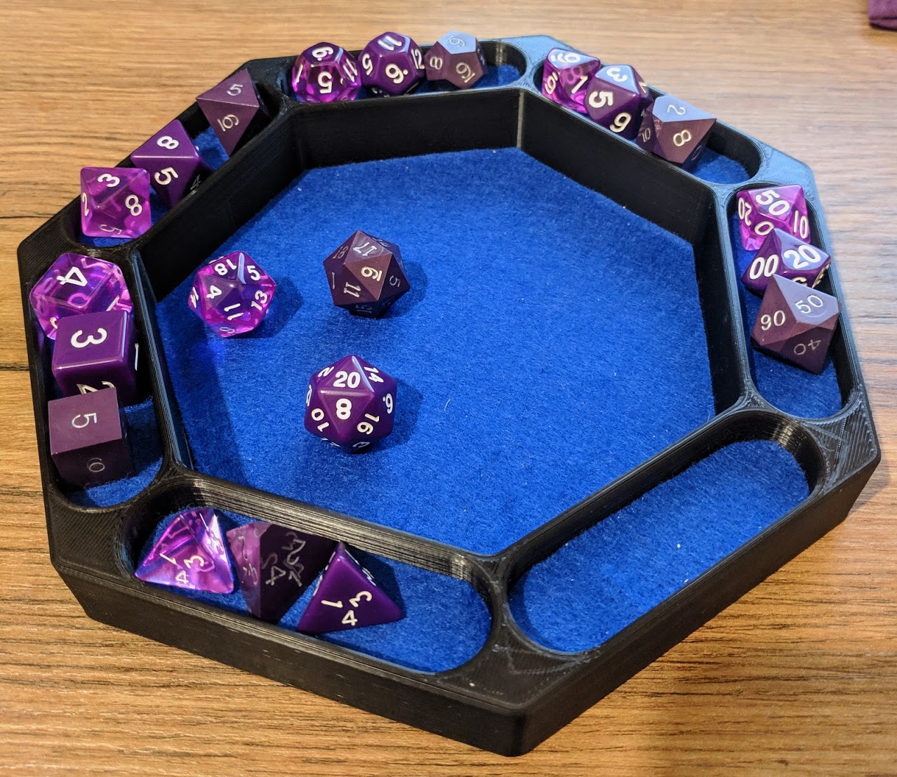 7 Sided Dice Tray