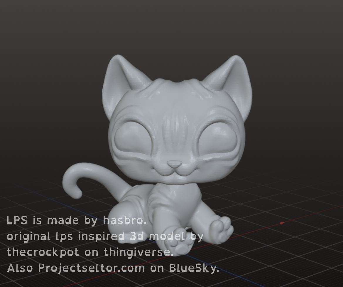 Sphynx Cat Inspired LPS