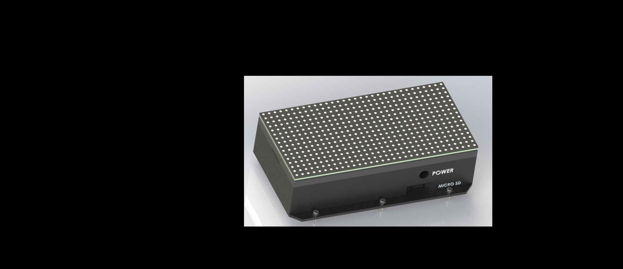Raspberry Pi 2 Case for RGB LED 32x16 Matrix Display