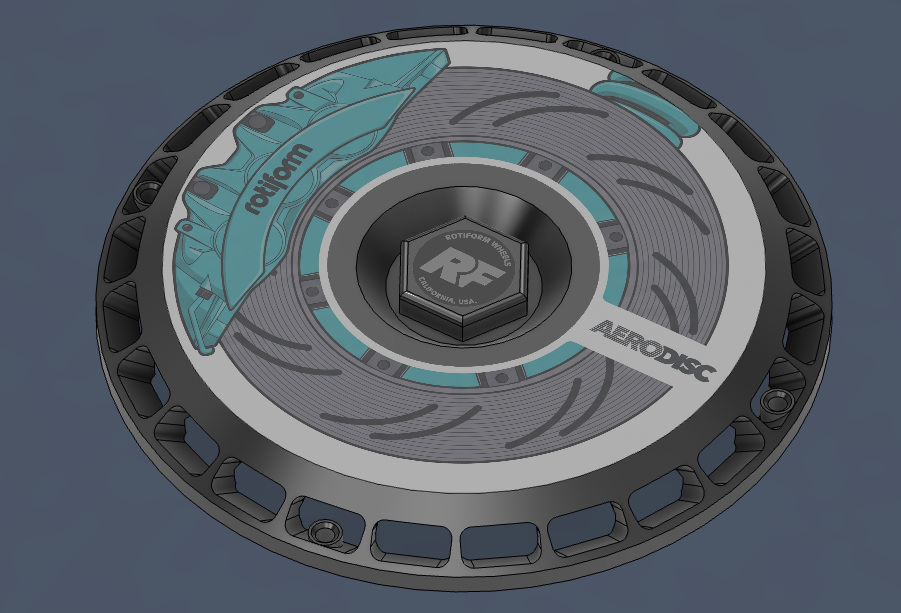 Rotiform AeroBin – 170mm Wheelie Bin Aerodisk