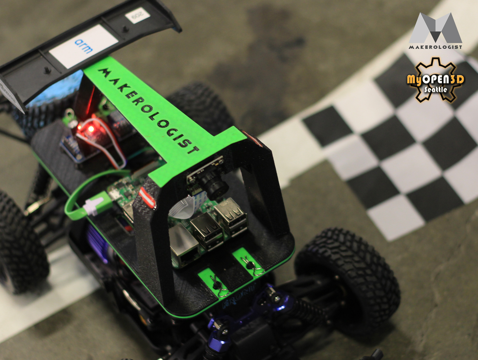Makerologist Roboderby (donkey car mods)