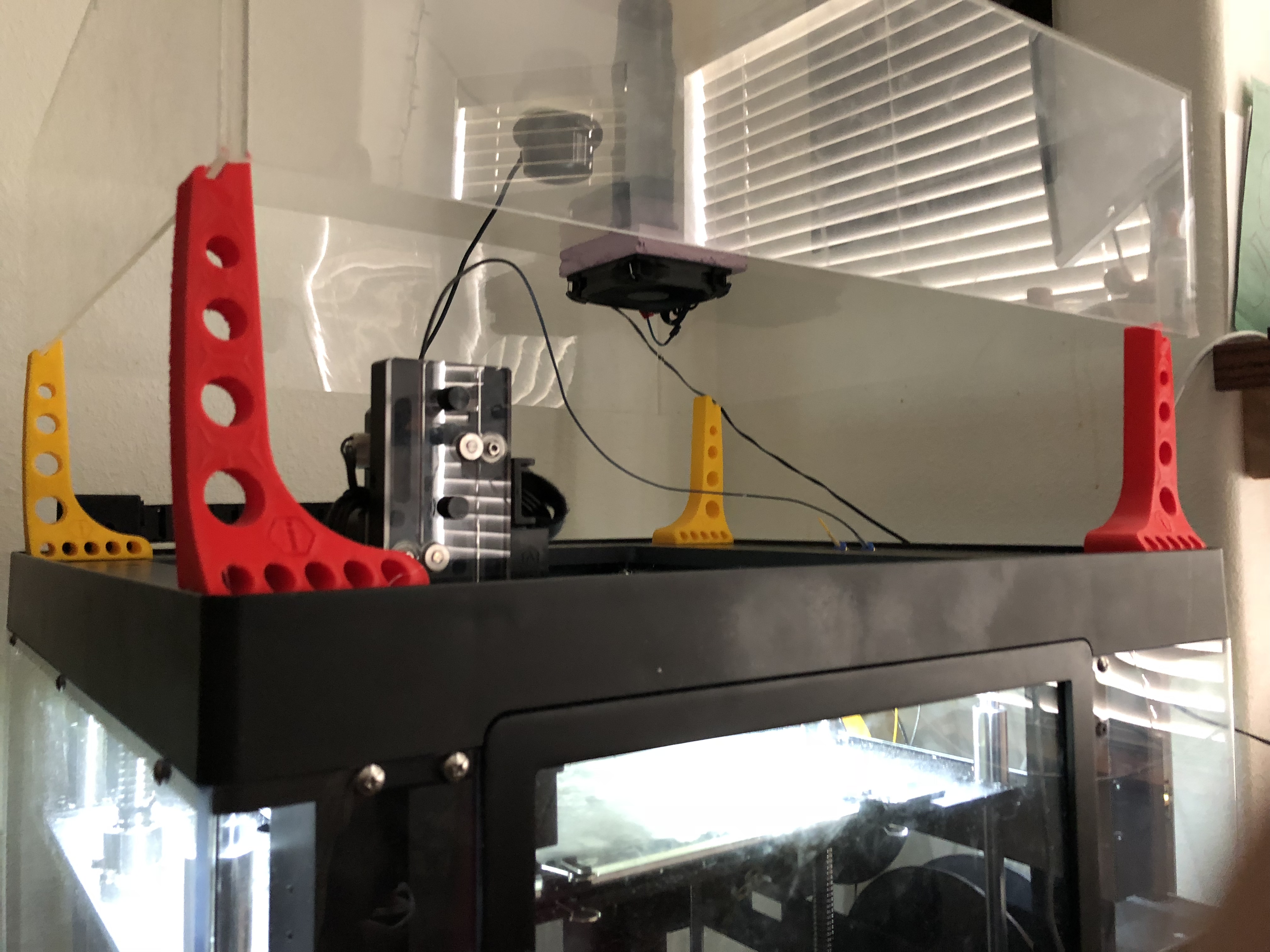 raise3d n2 plus top lid risers
