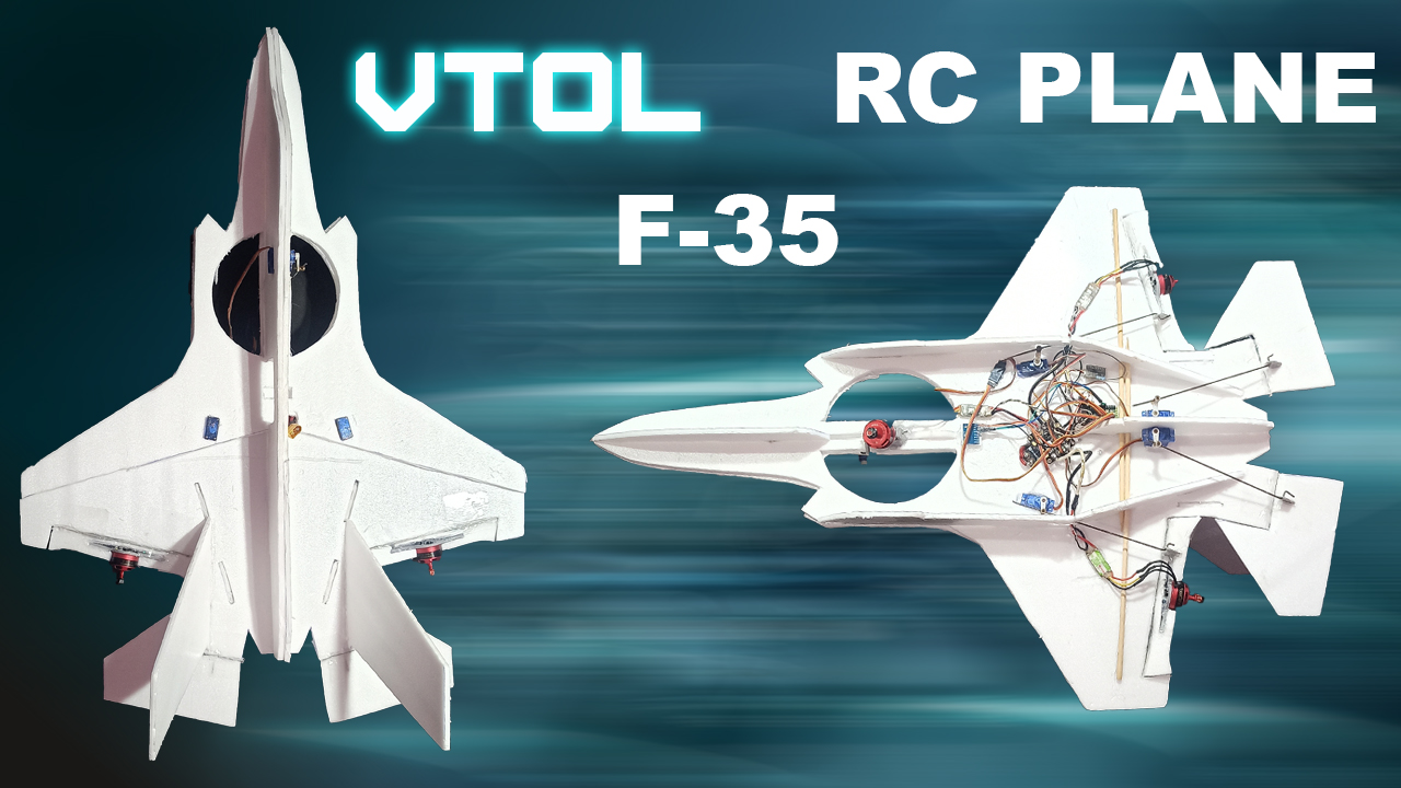 RC VTOL F-35 3d Printed parts