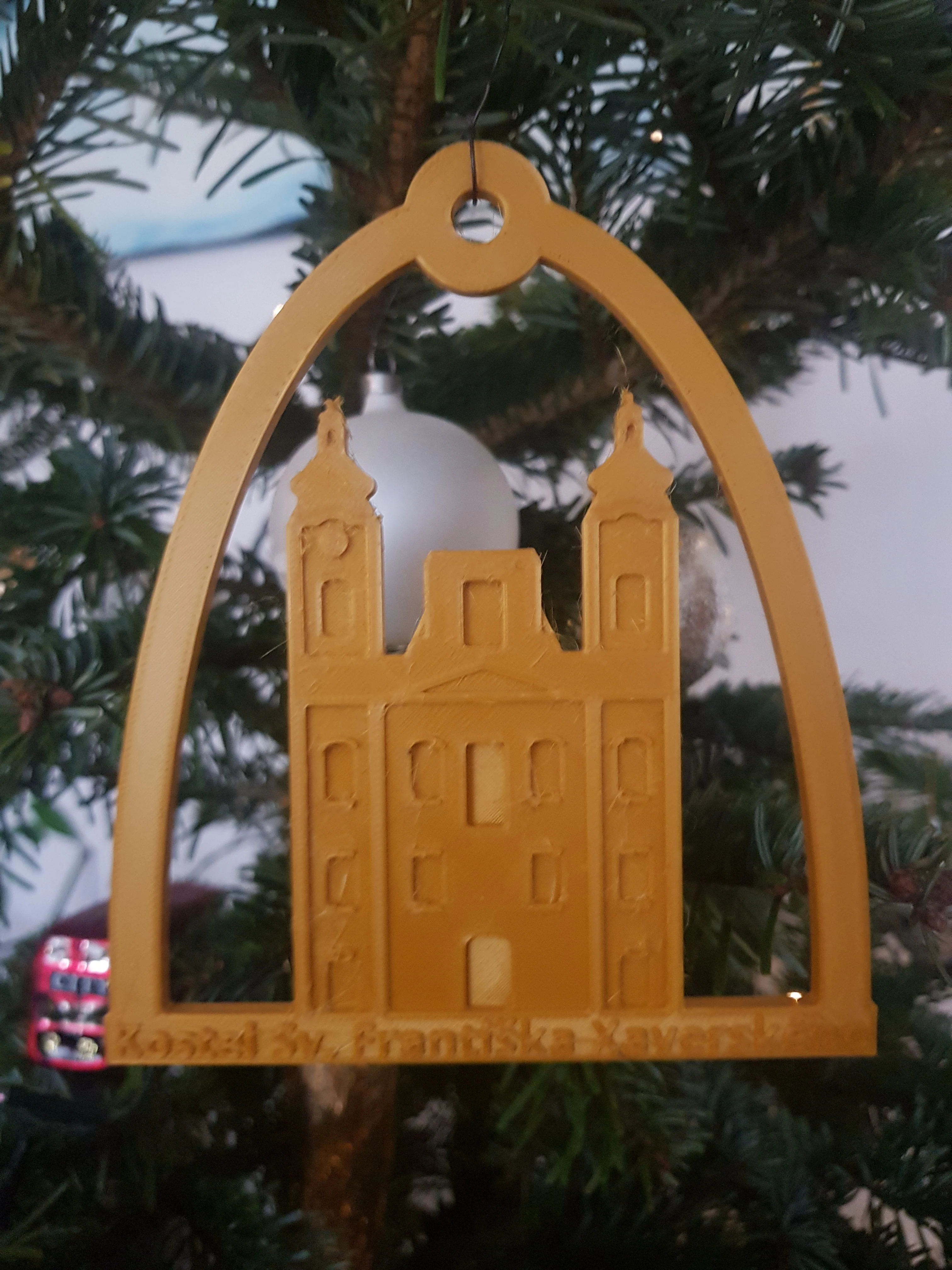 Kostel Sv. Františka Xaverského Uherské Hradiště - Christmas ornament