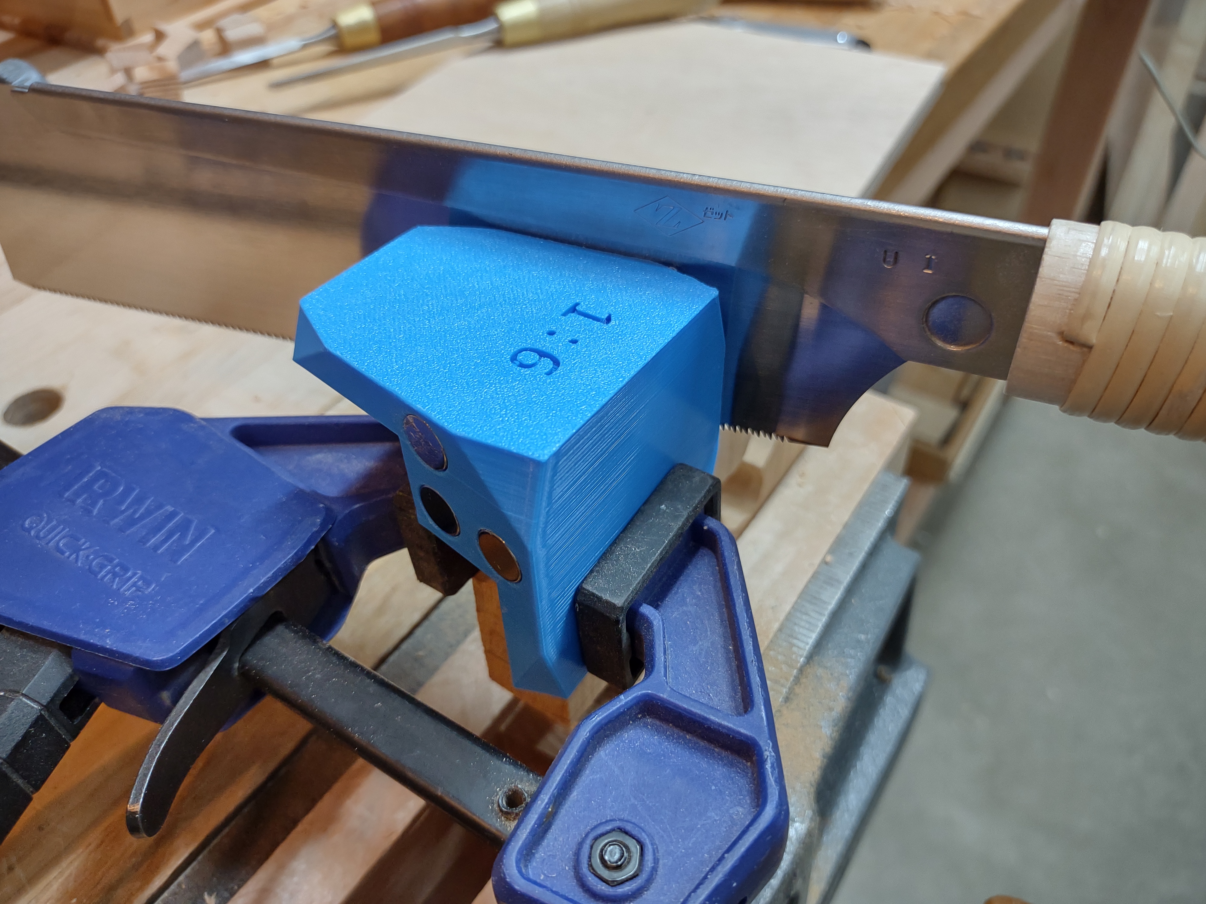 Dovetail marker and saw guide. 1:6, 1:7(updated) and 1:8