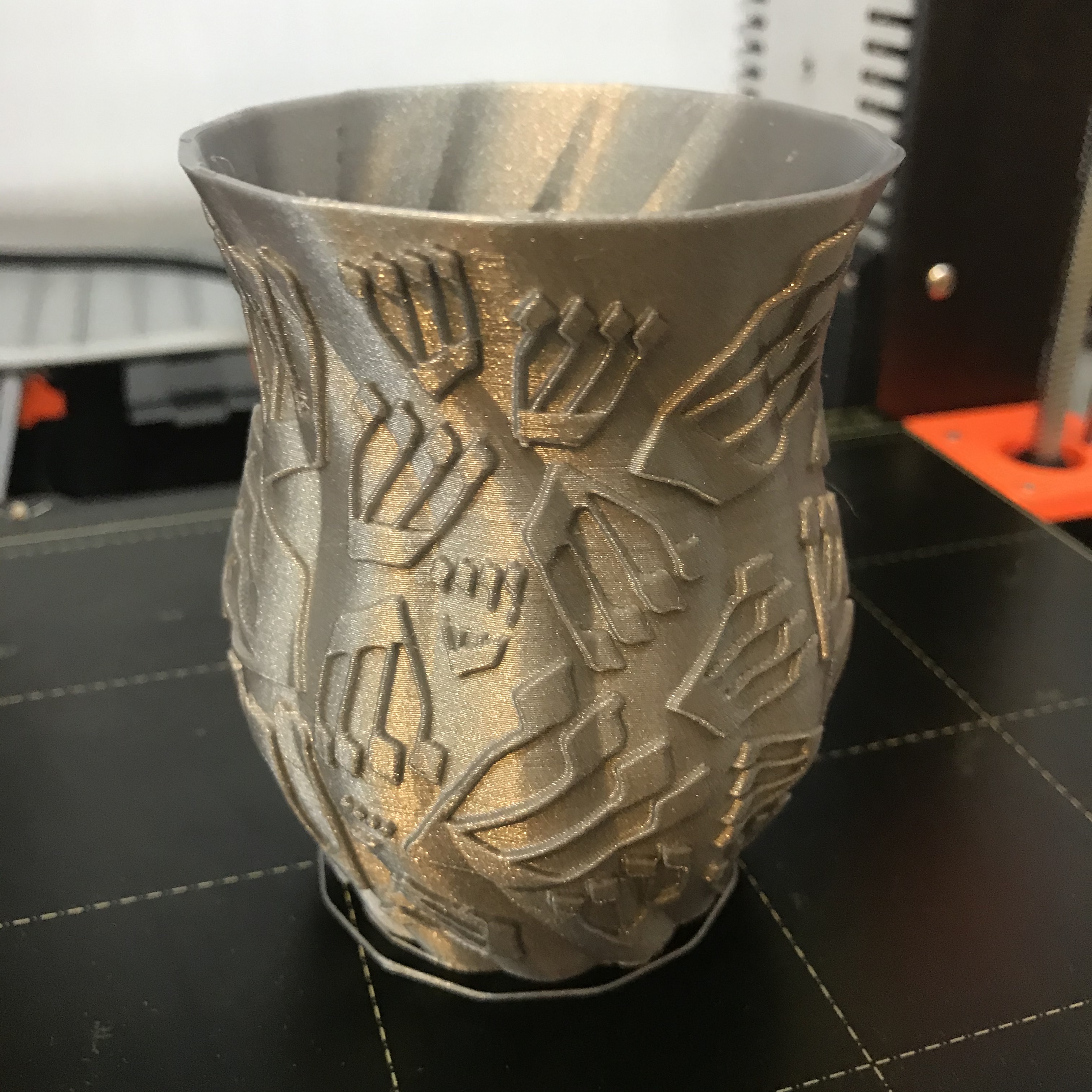 Double Shin Kiddush Cup
