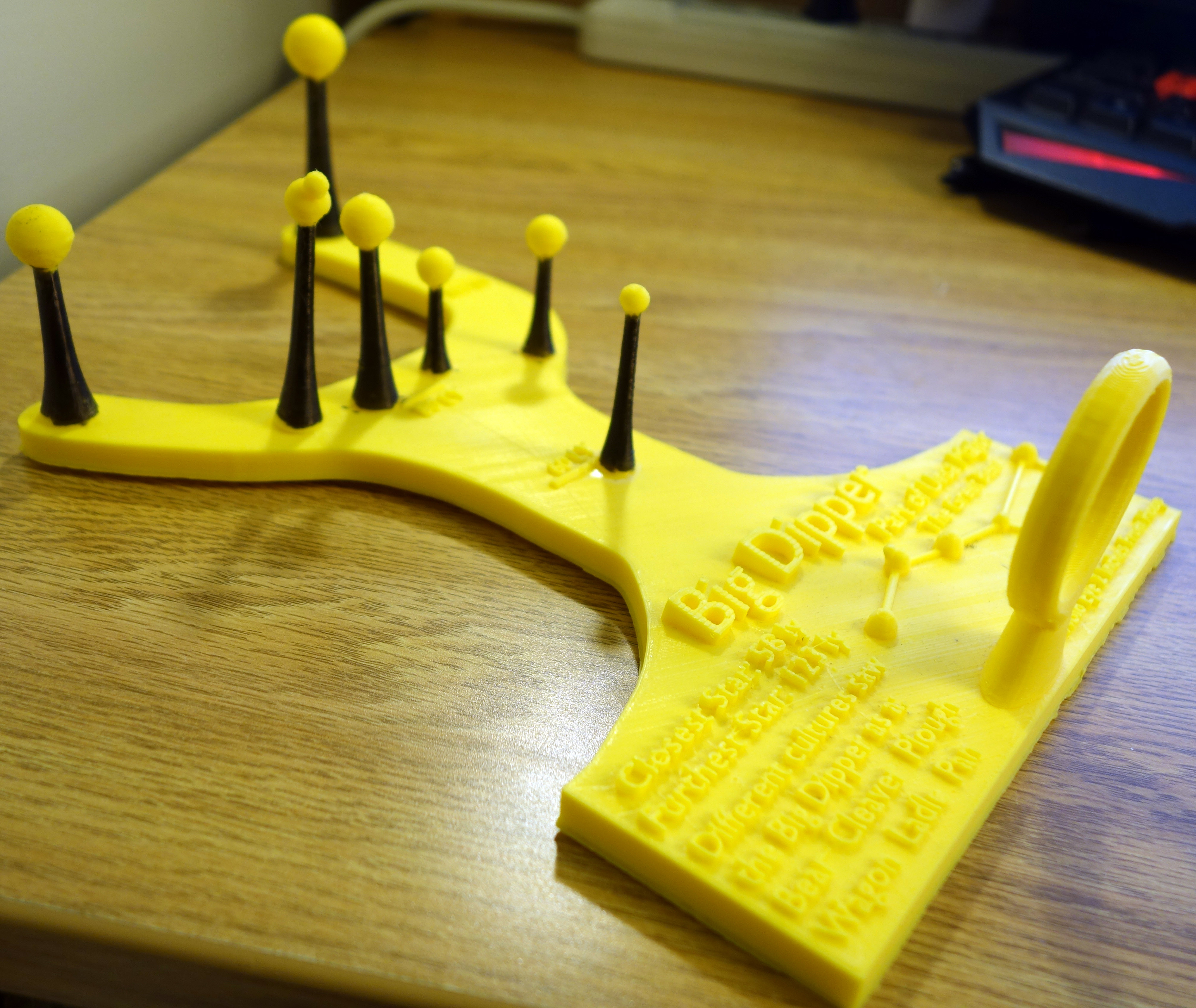 Big Dipper Constellation 3D diorama