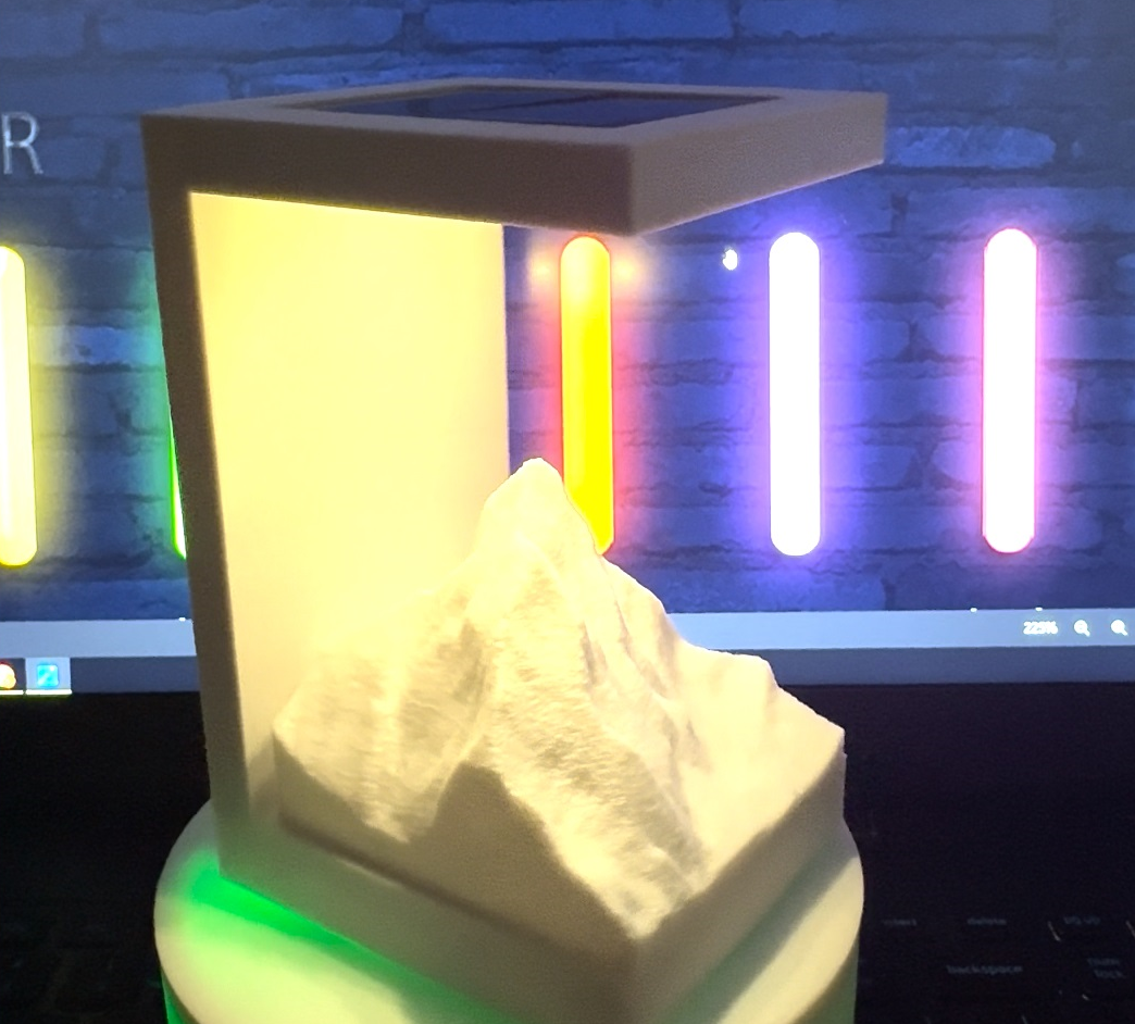 Lamp mountain decor