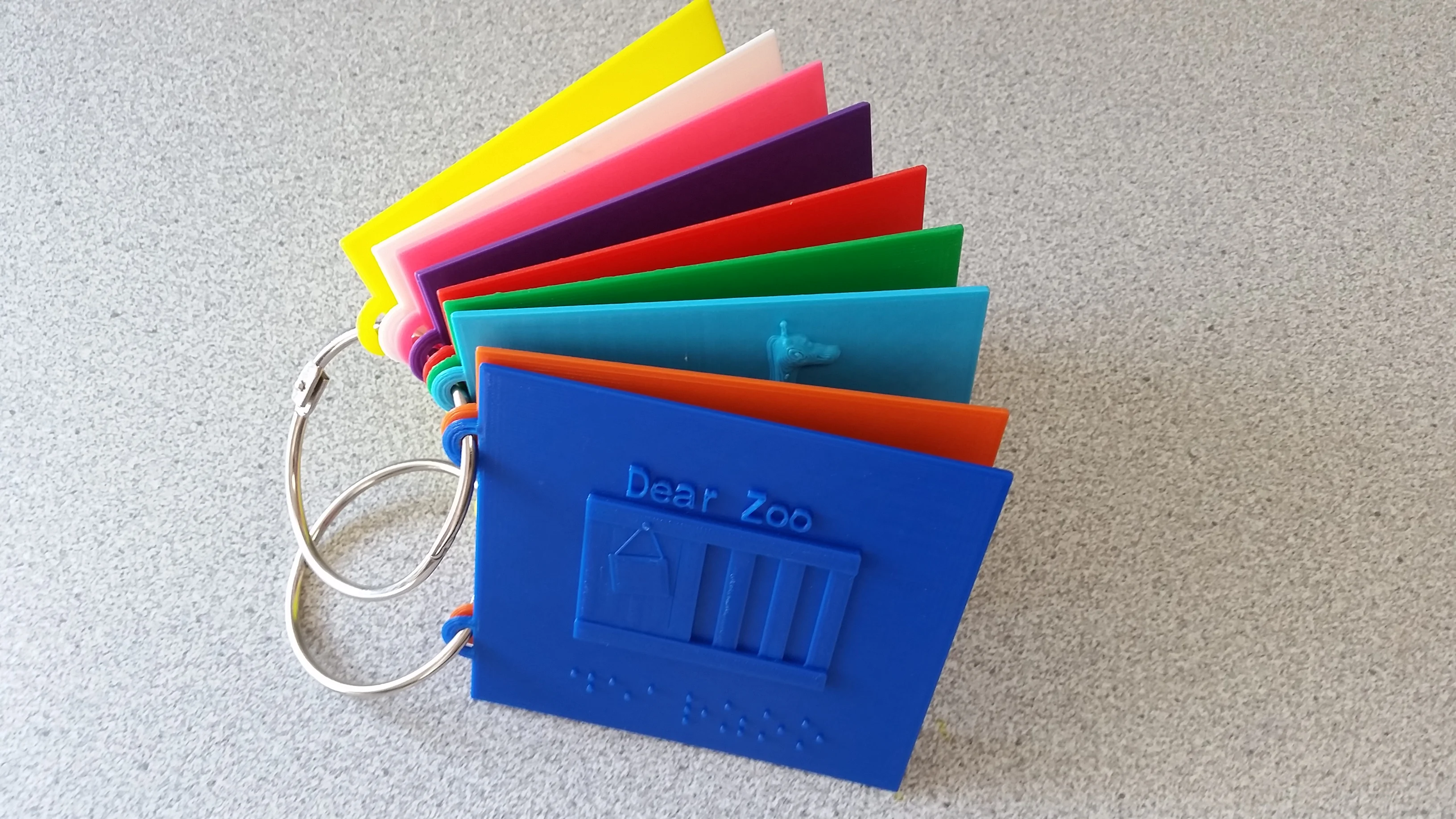 Norton Middle School DEAR ZOO Tactile Picture Book