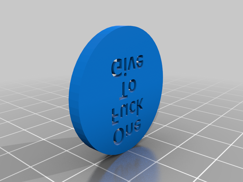 One Fuck To Give Coin