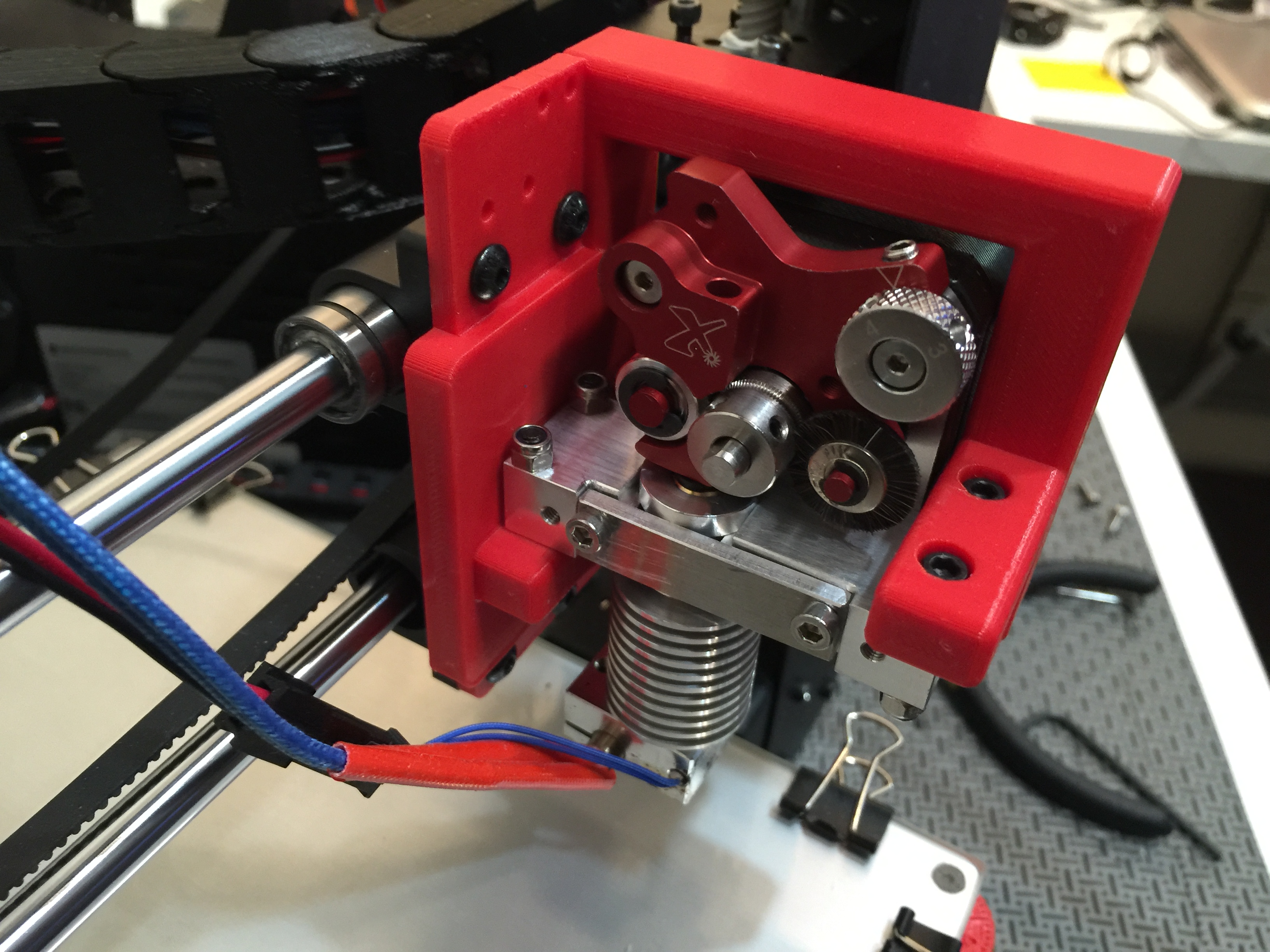 Flexion e3d v6 x carriage mount for Monoprice Maker Select v2