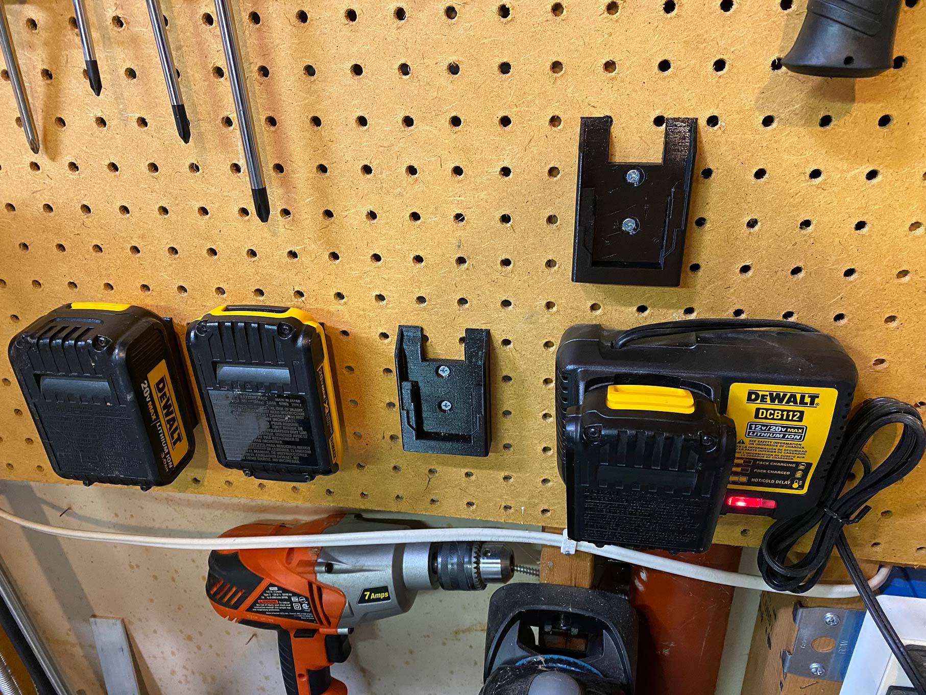 Dewalt Battery Hanger