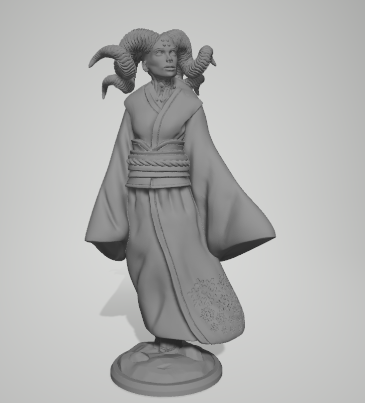 Yuki Onna Demon Miniature