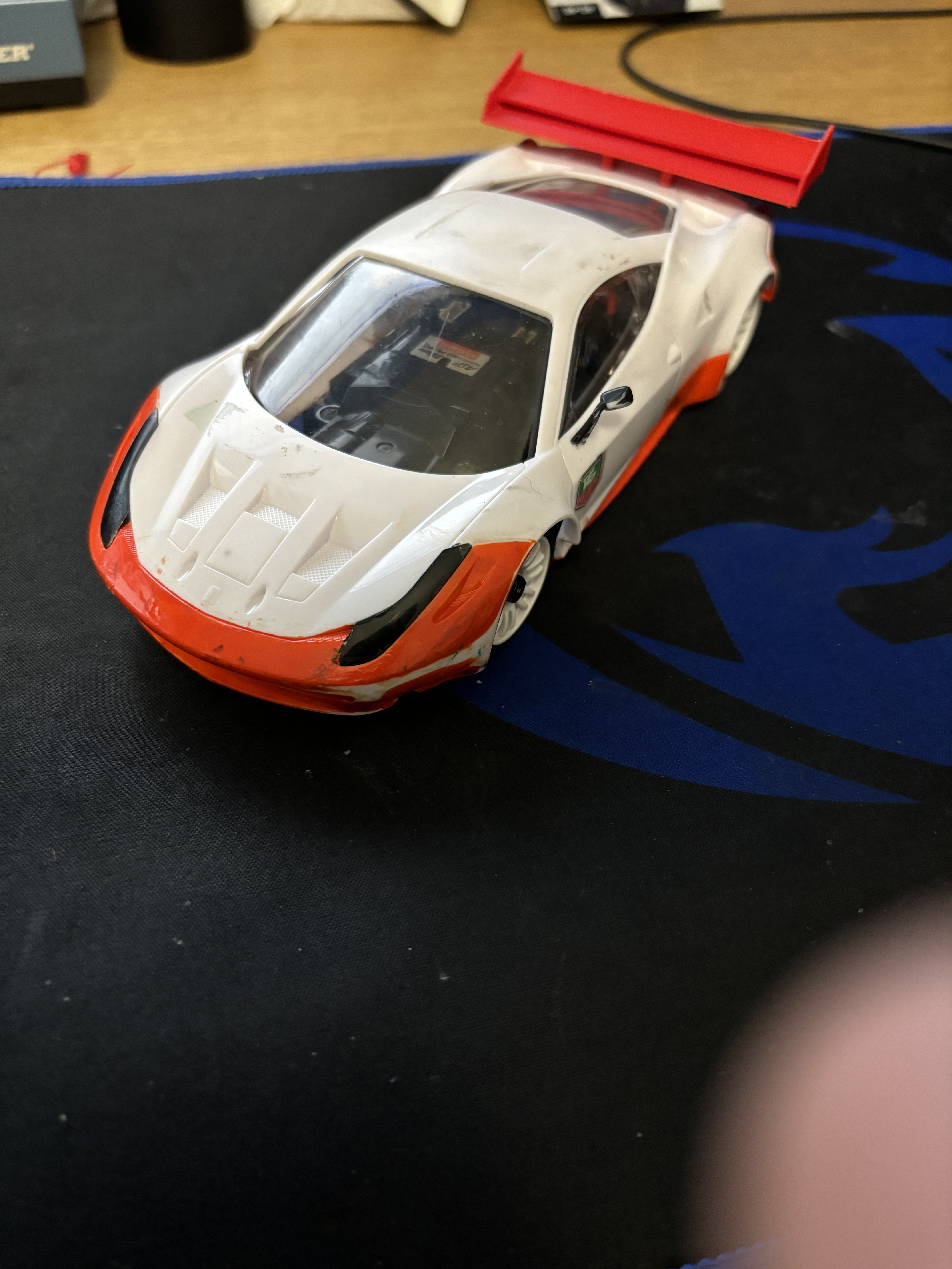 spoiler/wing ferrari 458 italia gt2 mini z autoscale