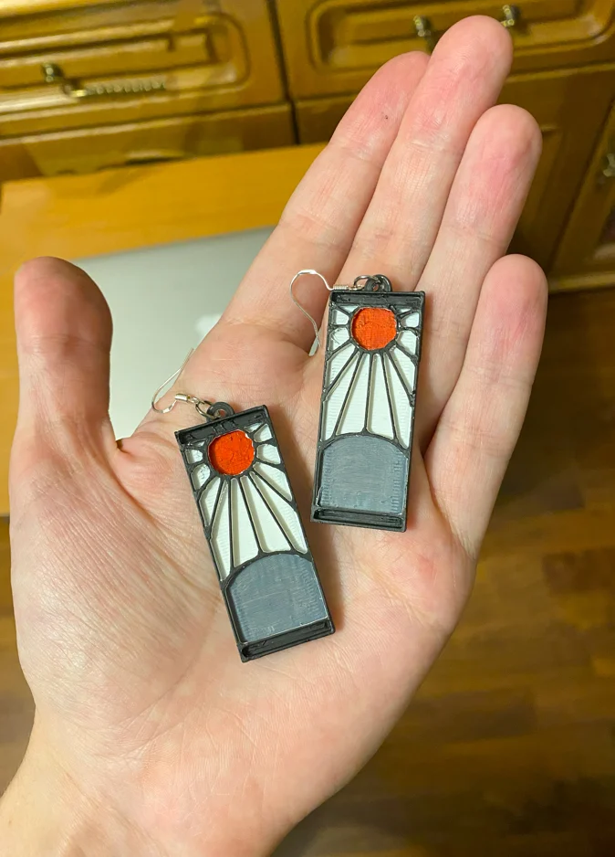 Demon Slayer Hanafuda Earrings
