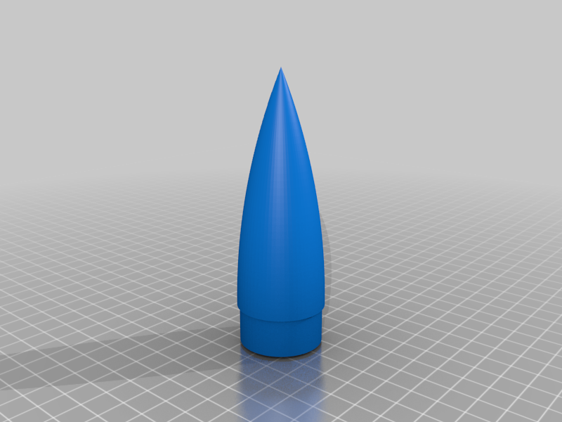 33mm (BT-55) Nosecone with parachute ring