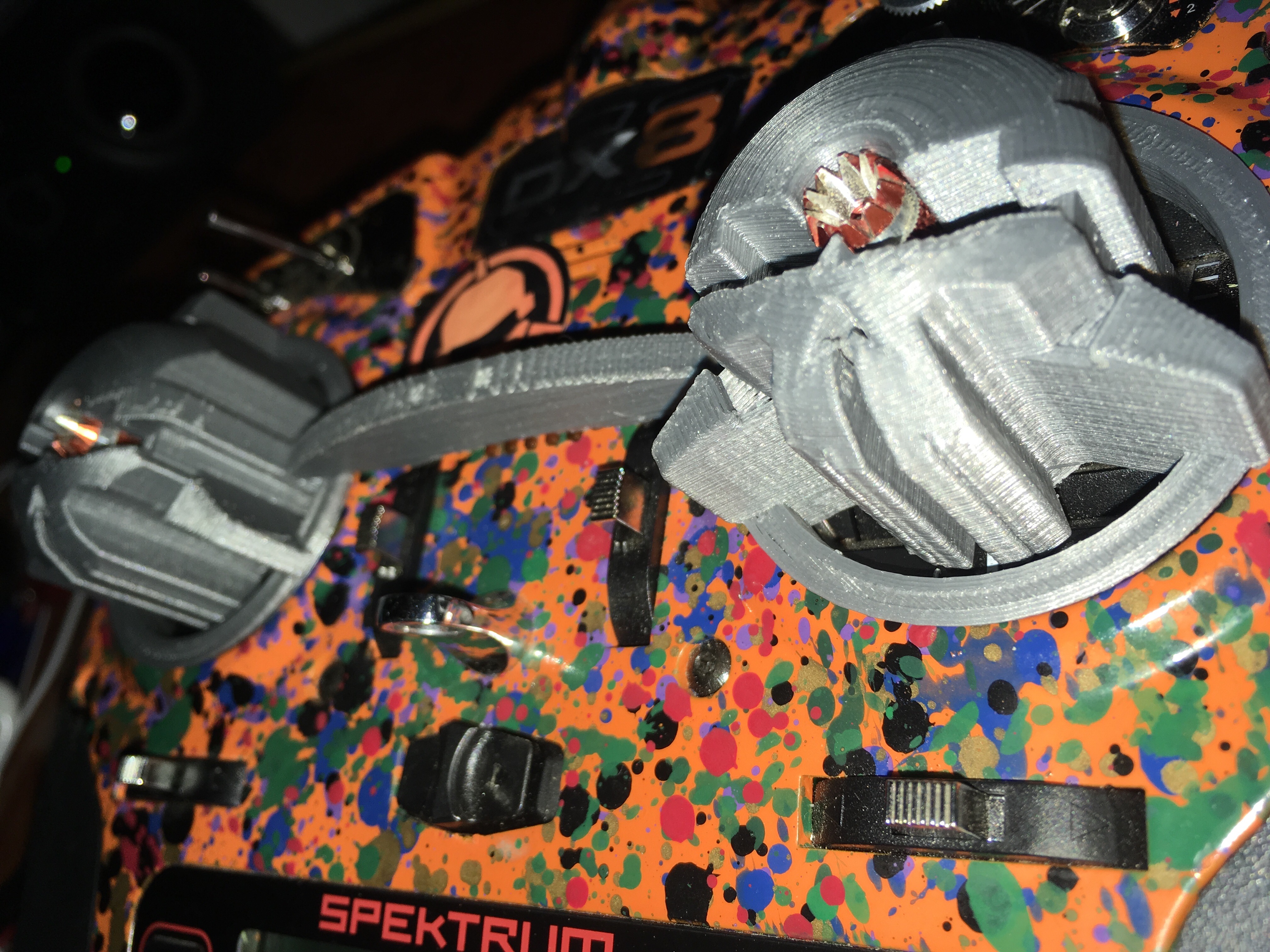 Spektrum Transmitter Rotor Riot Gimbal guards with brace