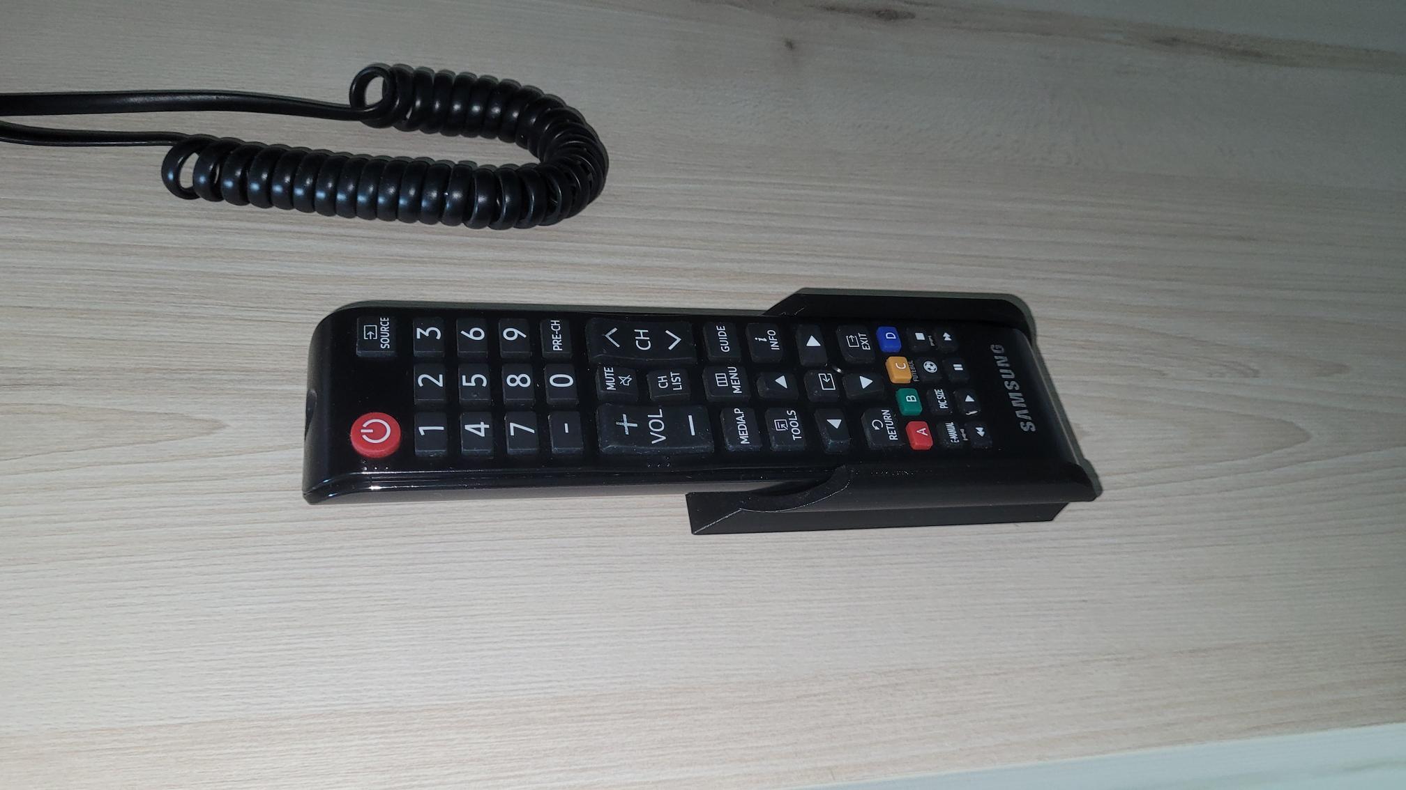 Suportes de parede para controle remoto de TV Samsung e aparelho da NET