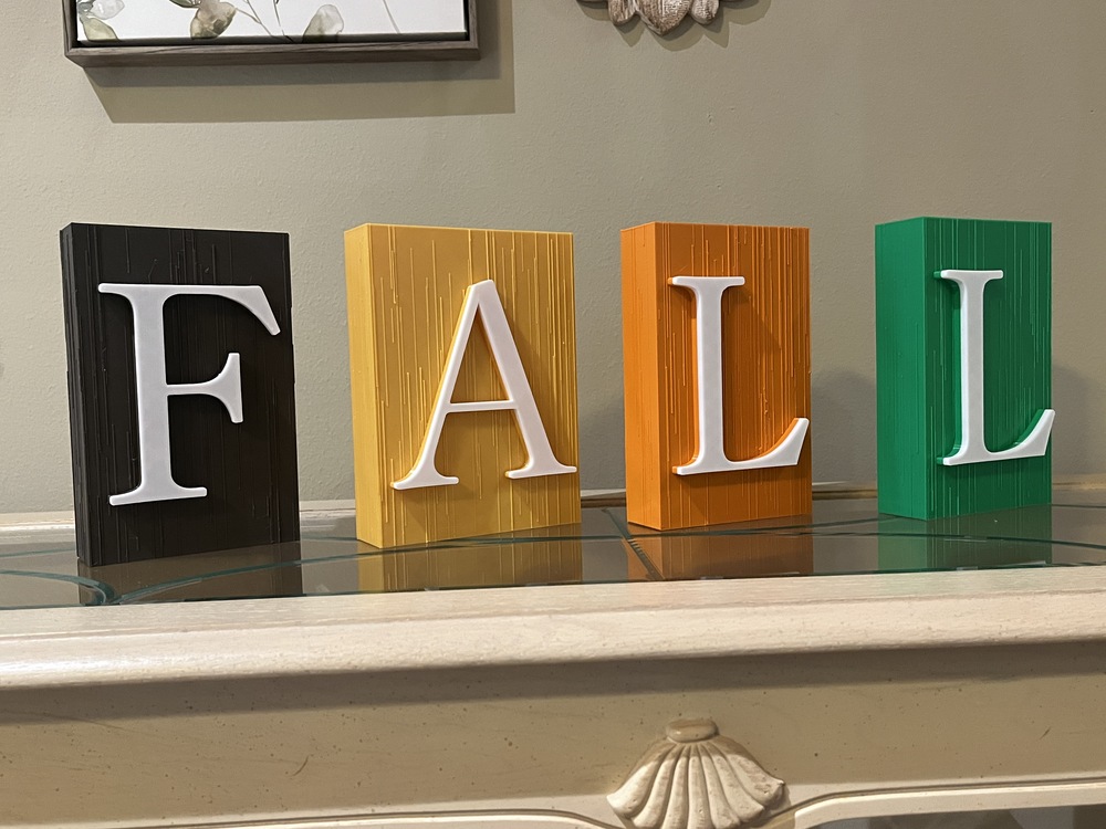 FALL Letters Decorative Sign