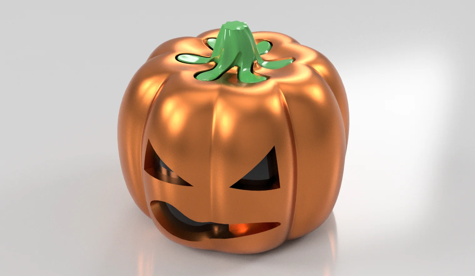 Pumpkin spiral passthrough fidget toy
