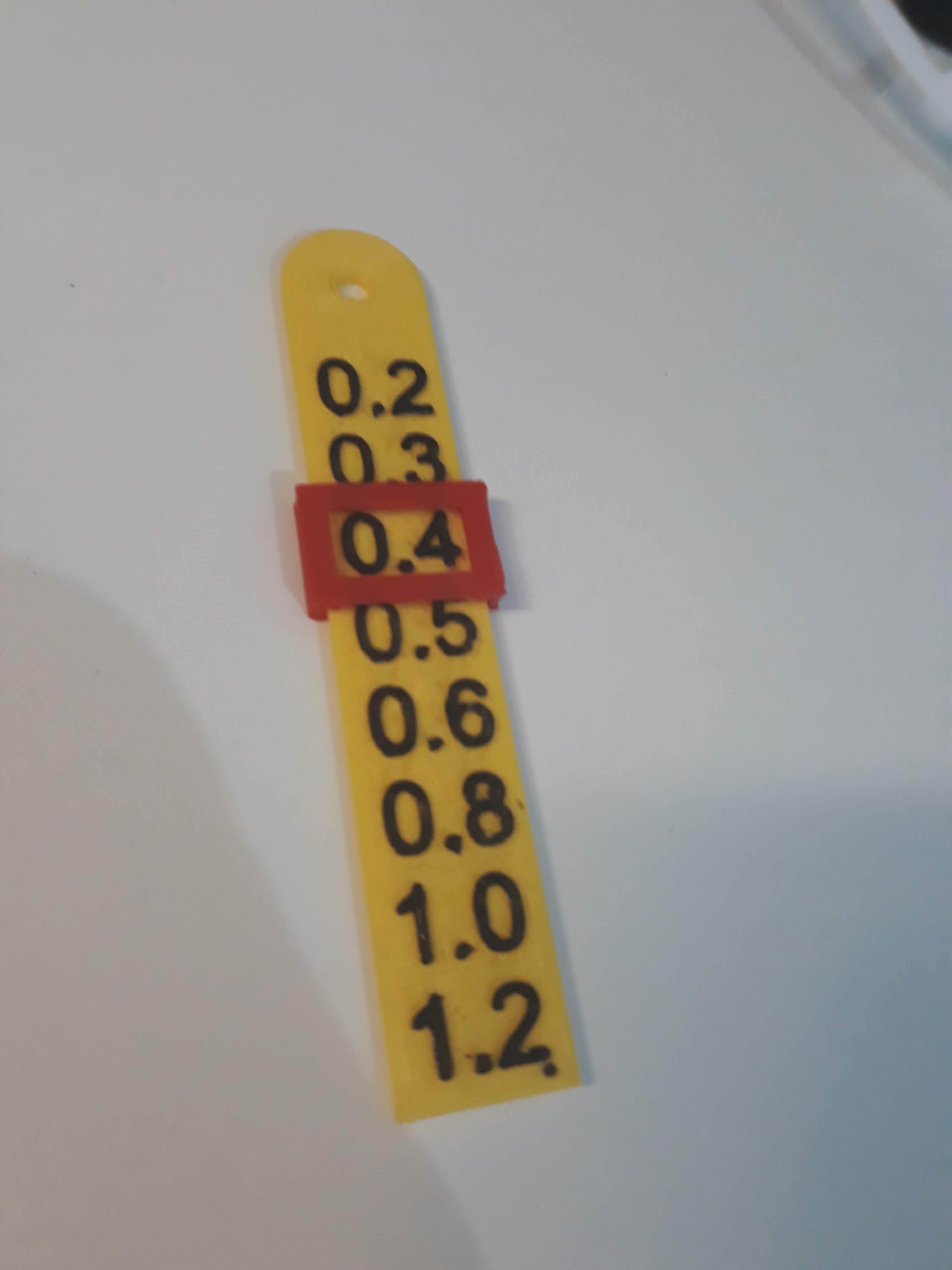 Nozzle memory indicator