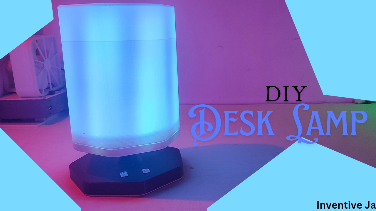 Portable RGBW Heptagonal Desk Lamp