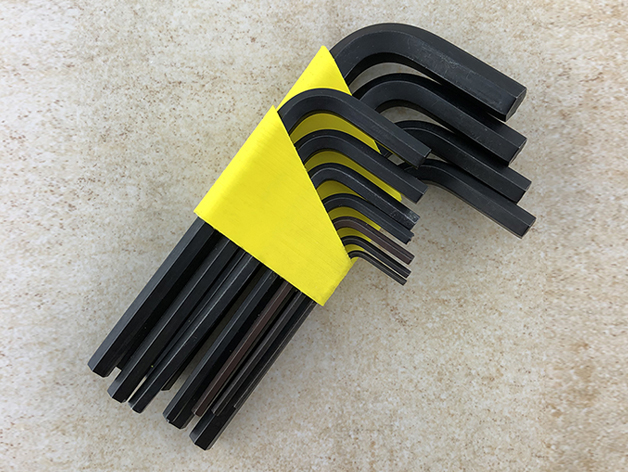Hex (Allen) Key Set Stacked Holders - Metric & Standard
