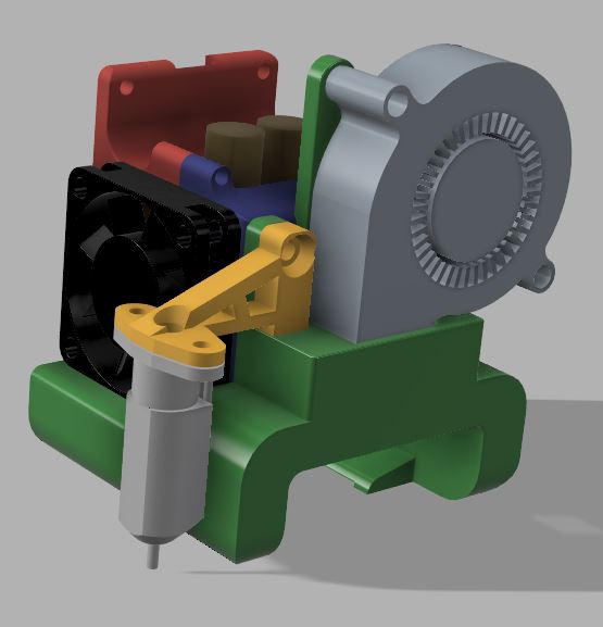 "Der Forklifter" - Fan Duct for Geeetech A10M and A20M dual colour printers