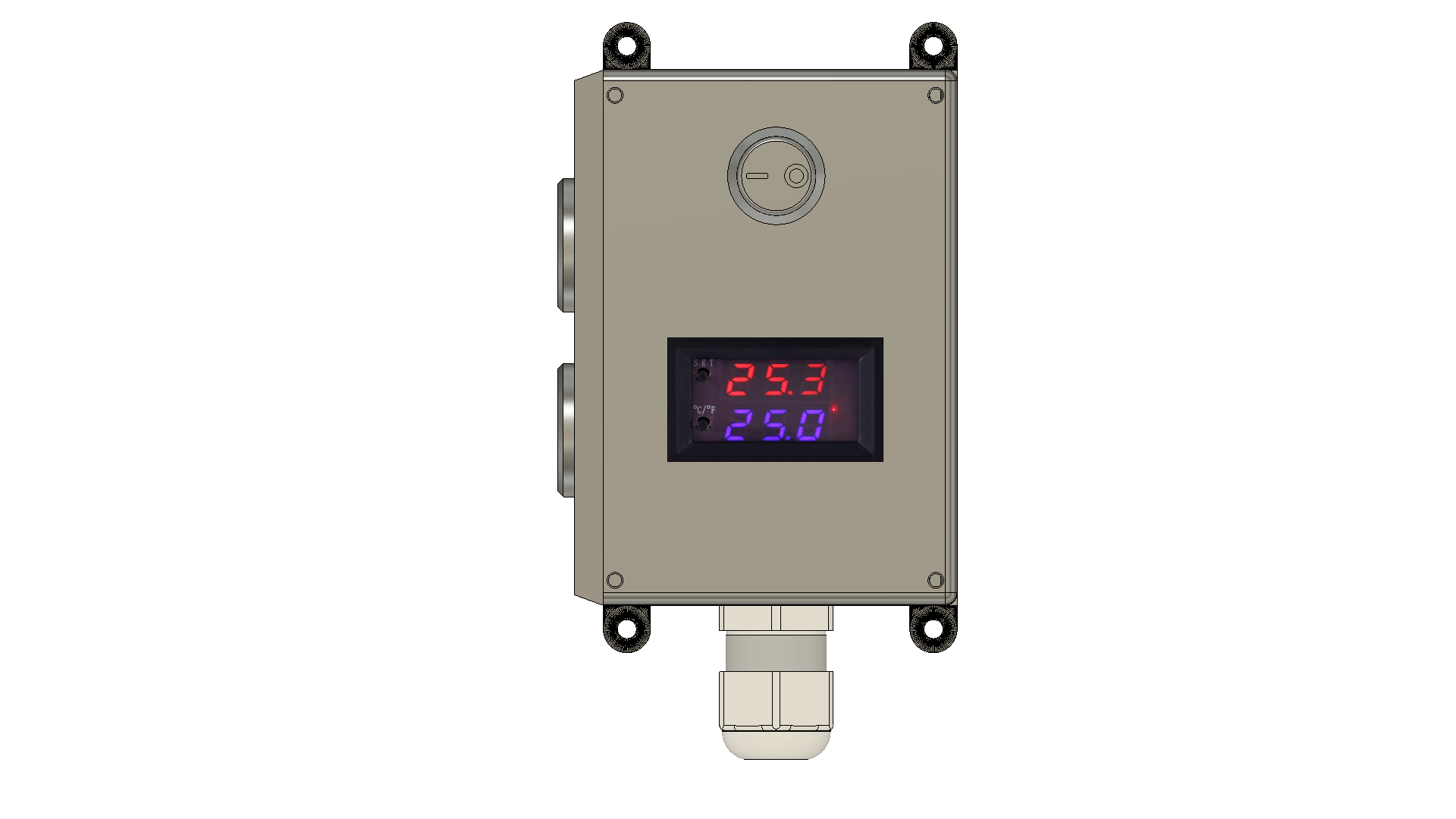Temperature Controller Box with Receptacle