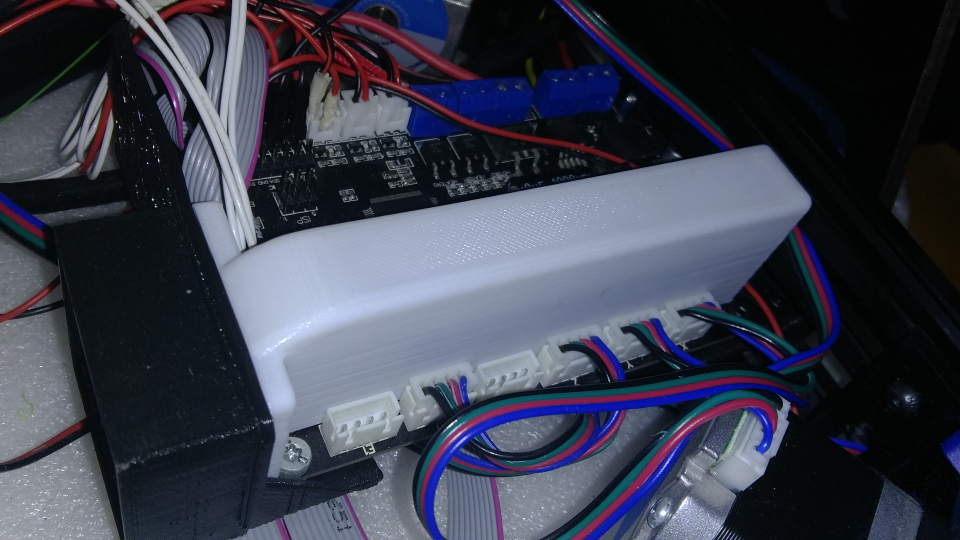 Anycubic Kossel PCB cooling 40x40 fan + stepper driver Aero Tunnel