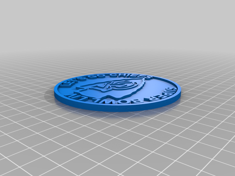 Chiefs 2020 Big Game Coaster