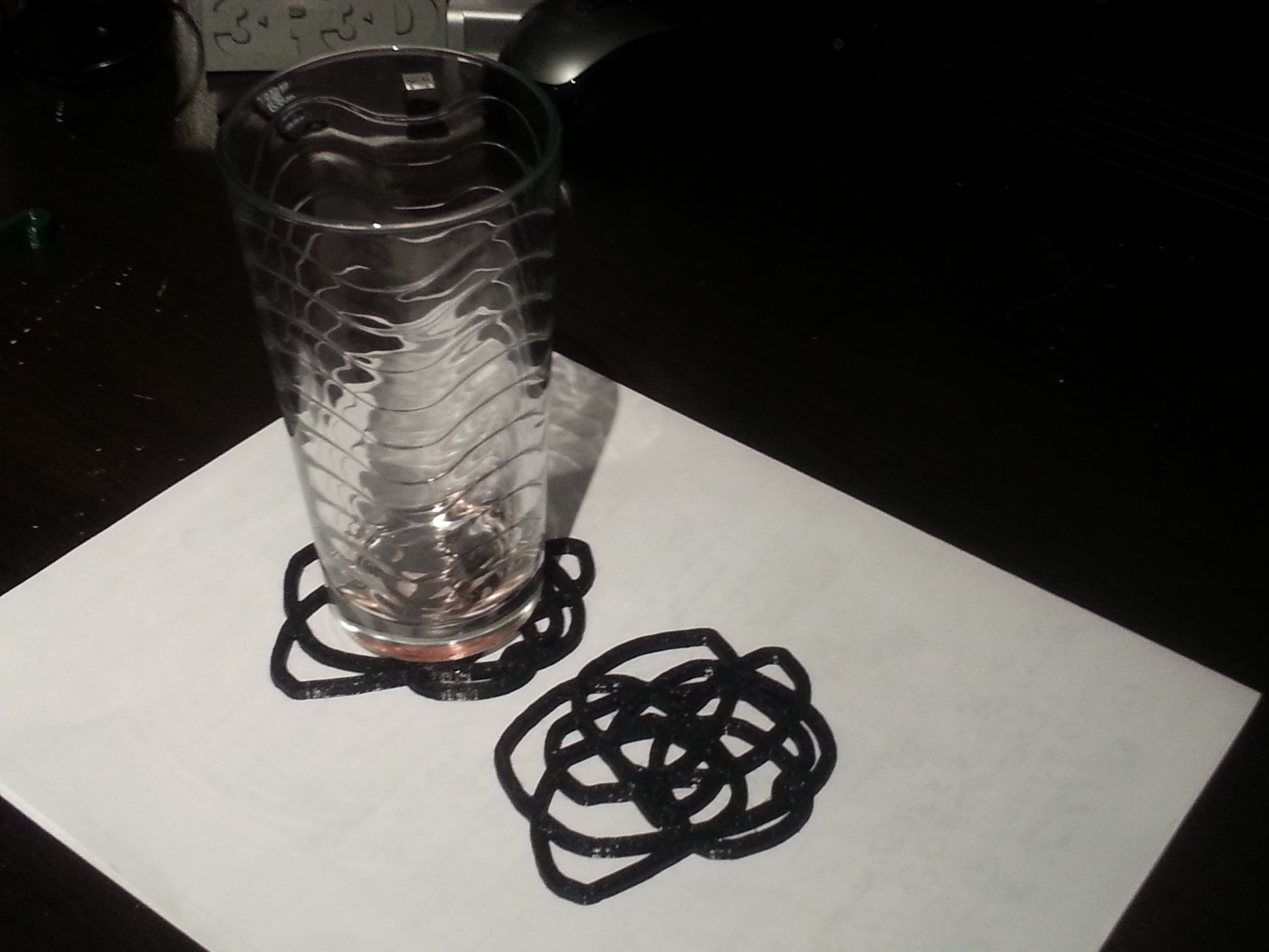 Flexible Doodle Beverage Coaster