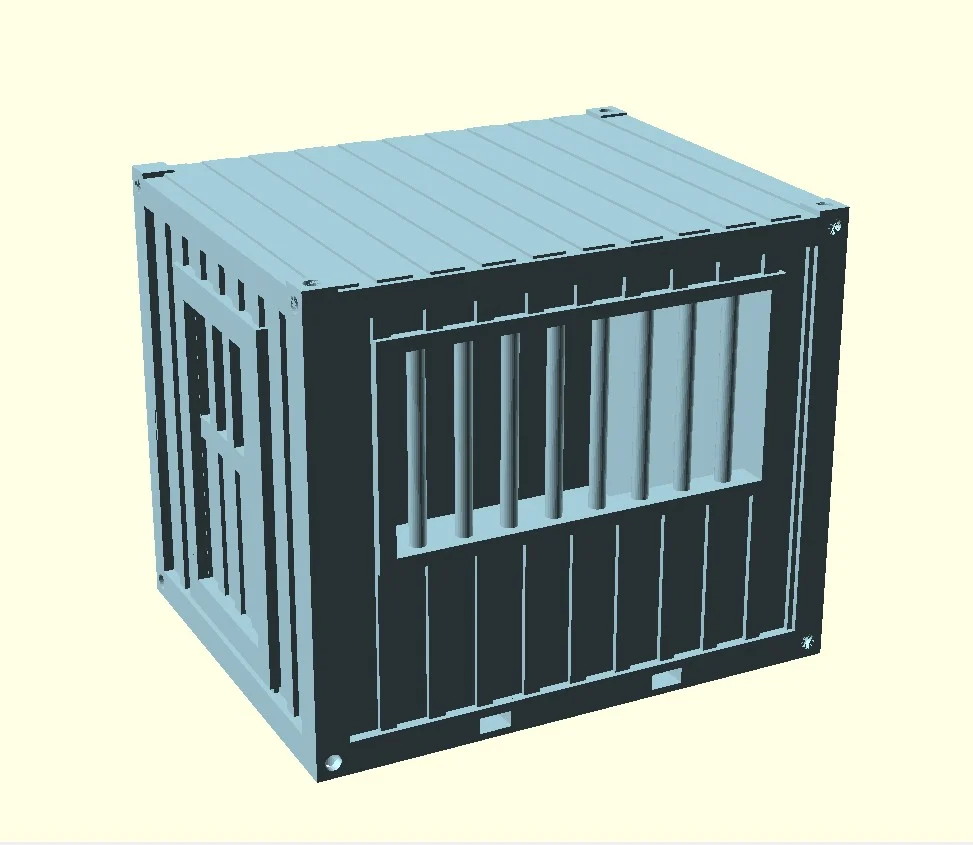 Warden cabin HO surveillant de chantier -  10ft container