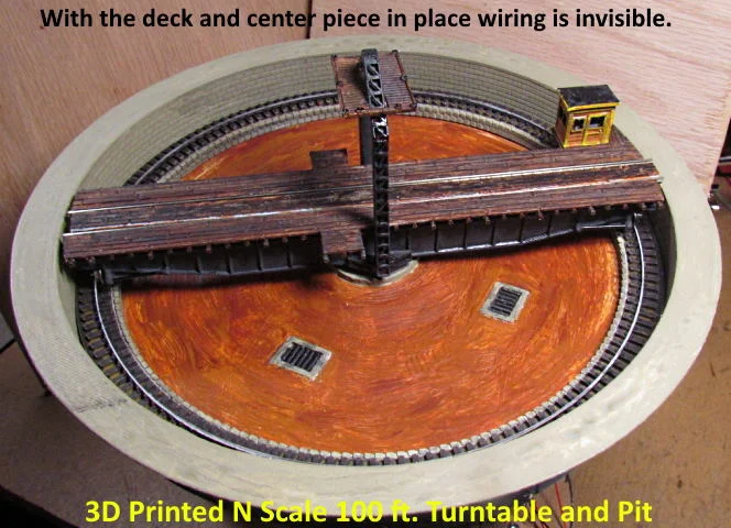 N Scale Turntable Part 1 -- Bridge