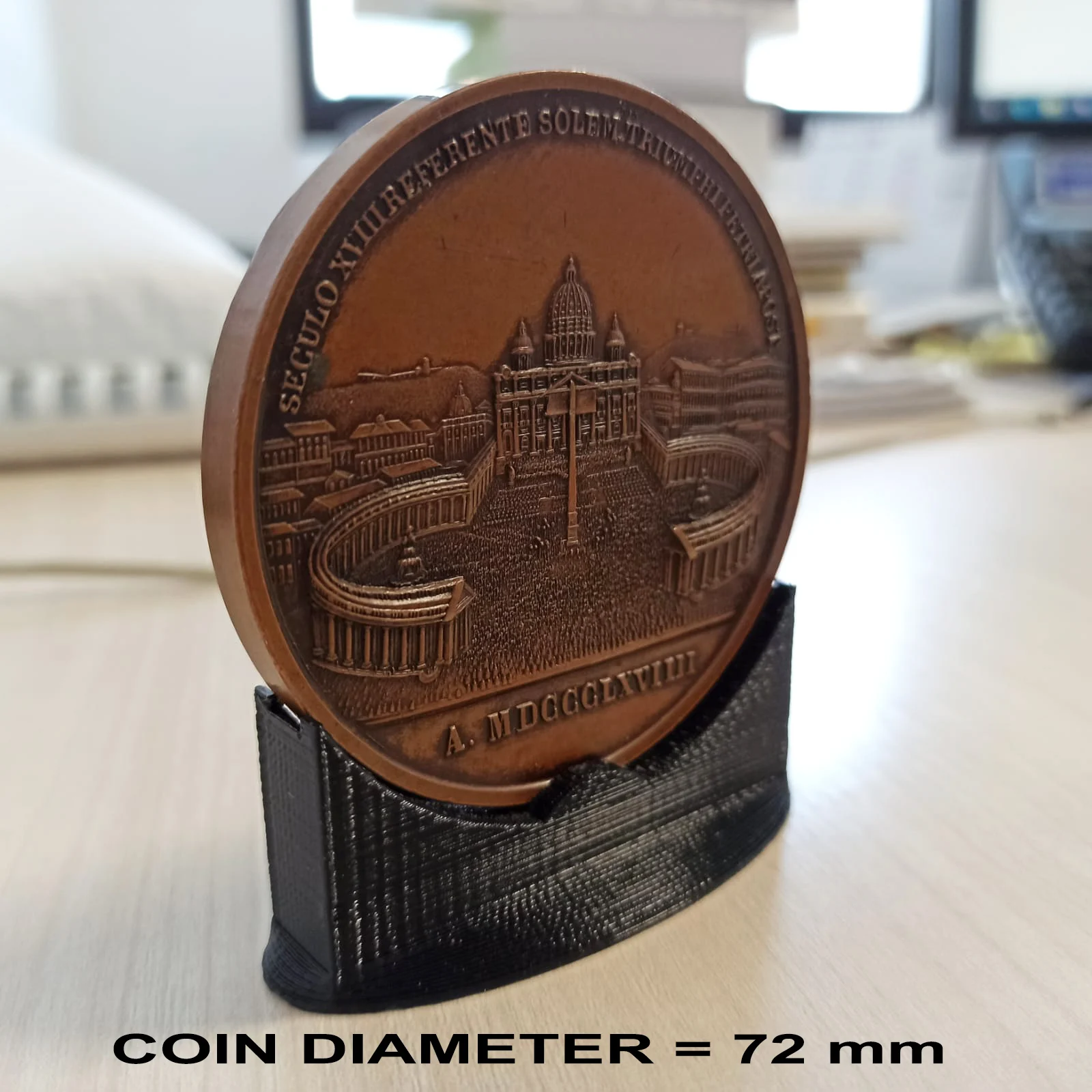 Coin stand (piedistallo per medaglie/monete)