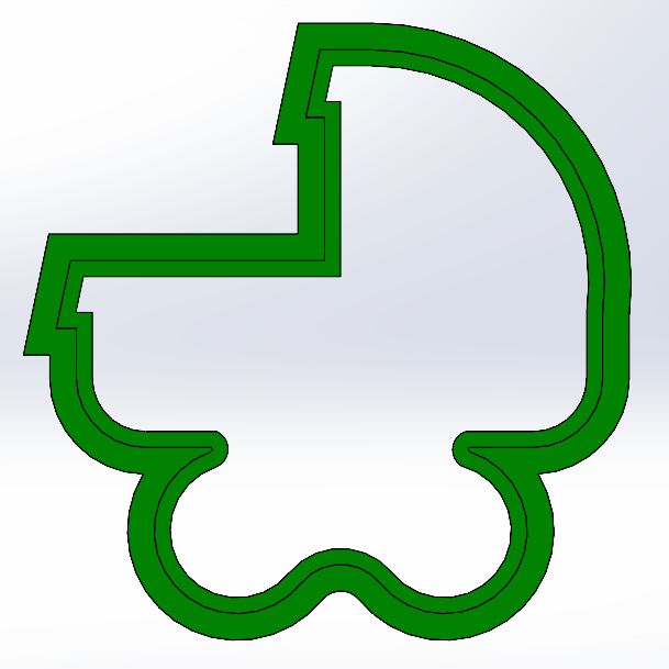 Pram Cookie Cutter
