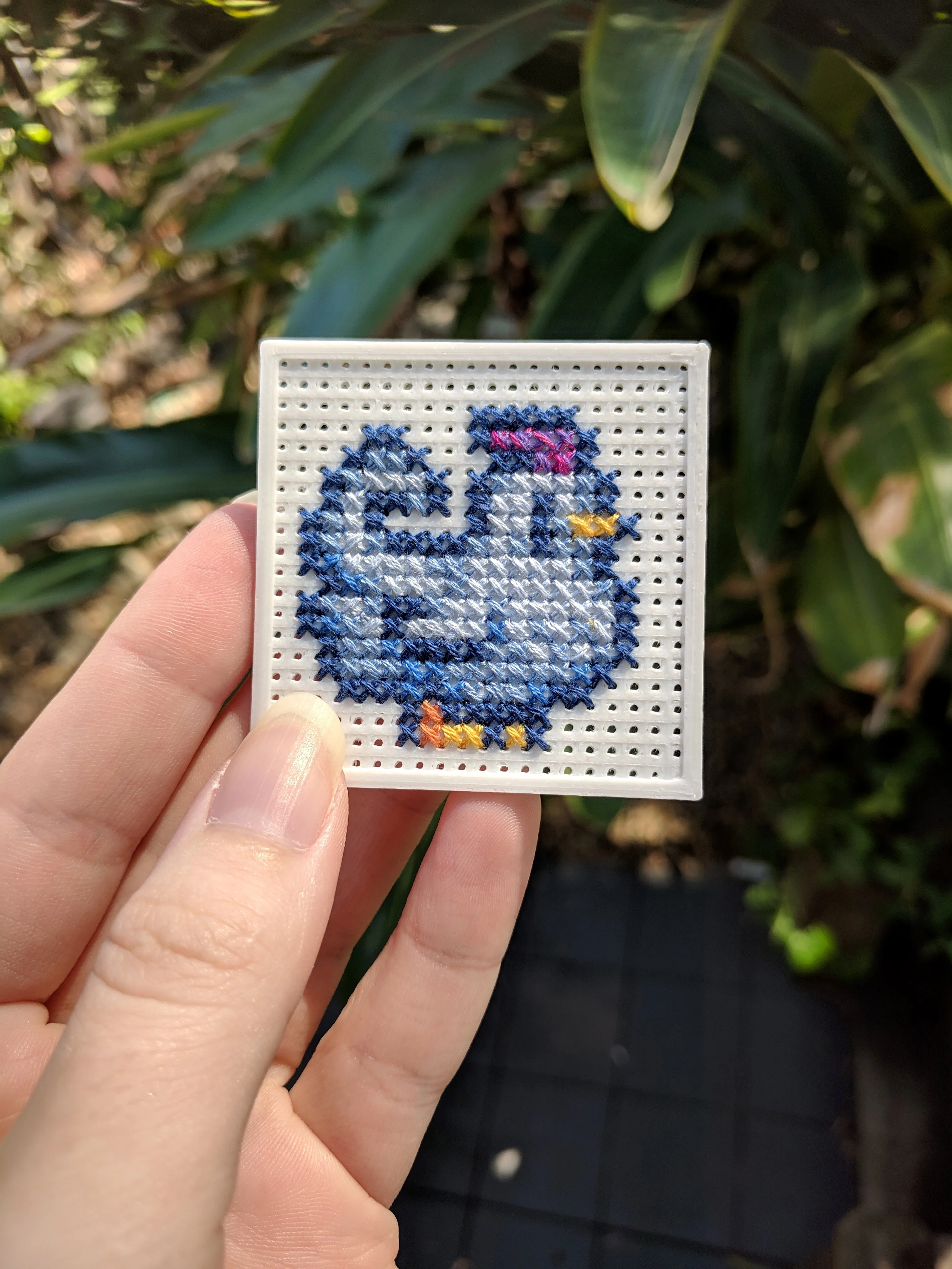 Printed Cross Stitch Aida Cloth by Billie Ruben