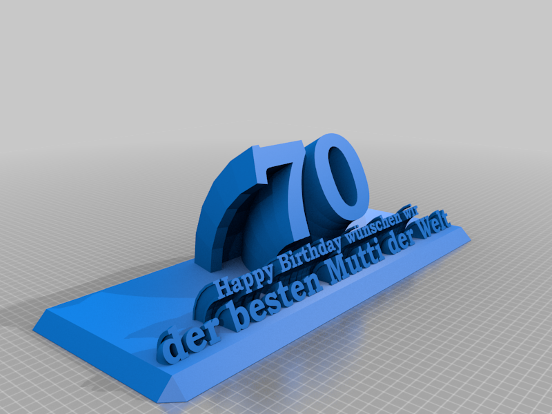 Mama Geburtstag 70