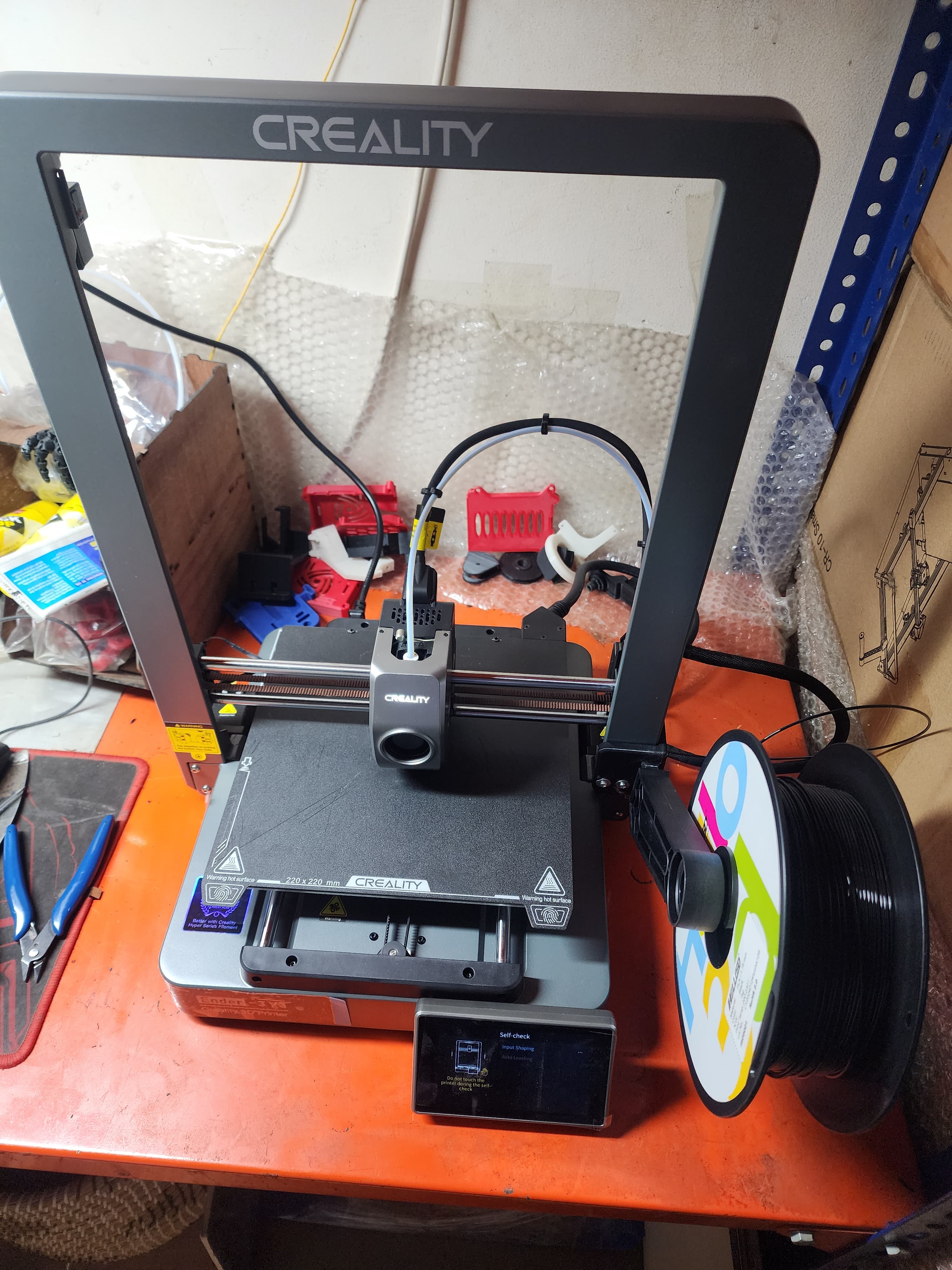 Ender-3 V3 CoreXZ Filament Spool Side Mount Enhanced