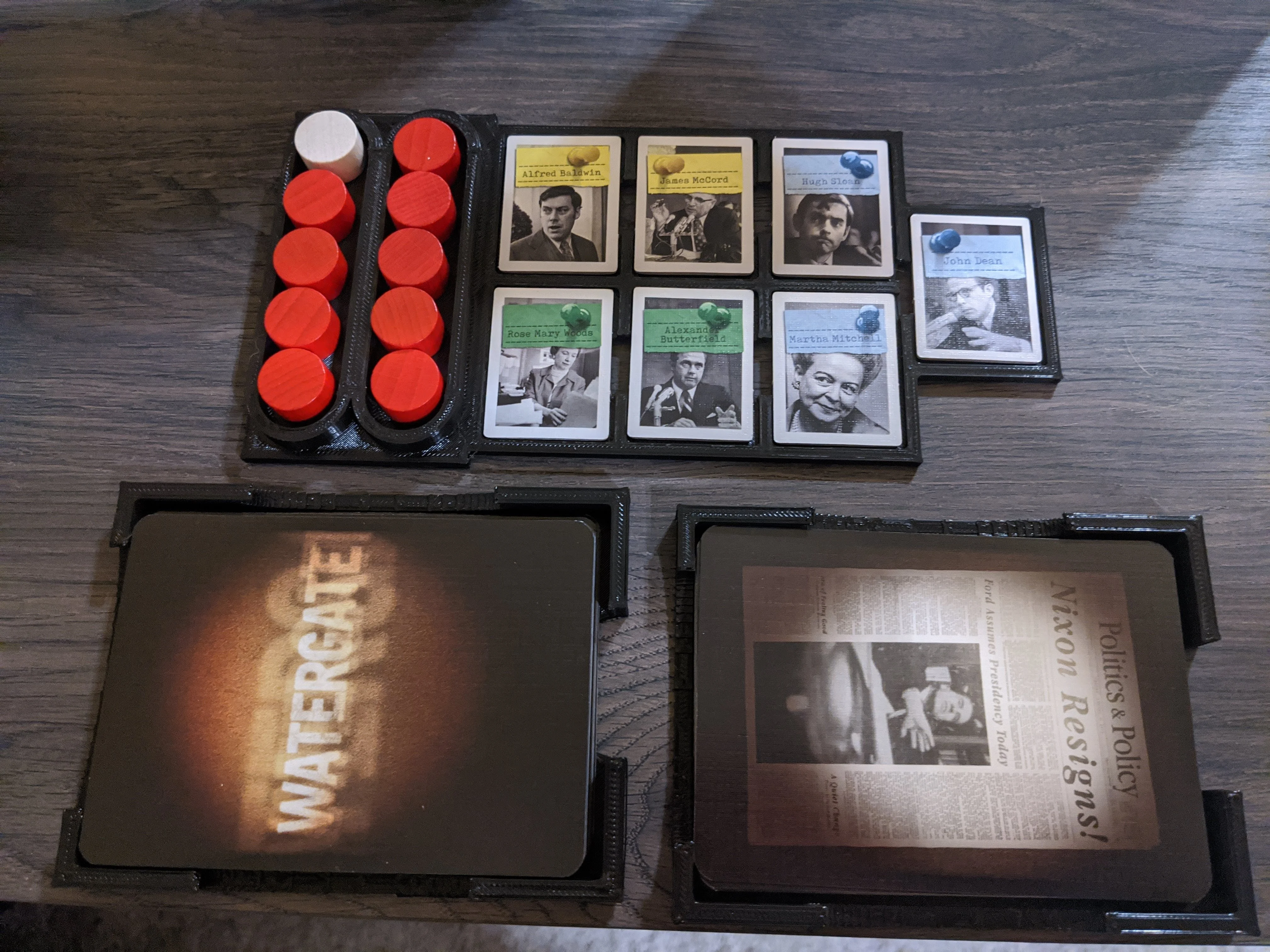 Watergate Board Game Insert