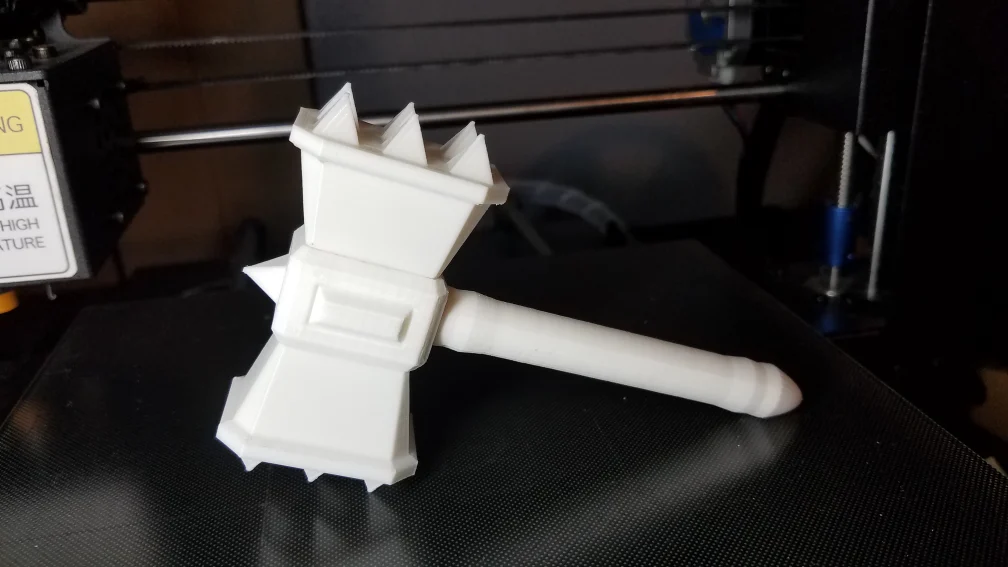 Dual Spiked War Hammer