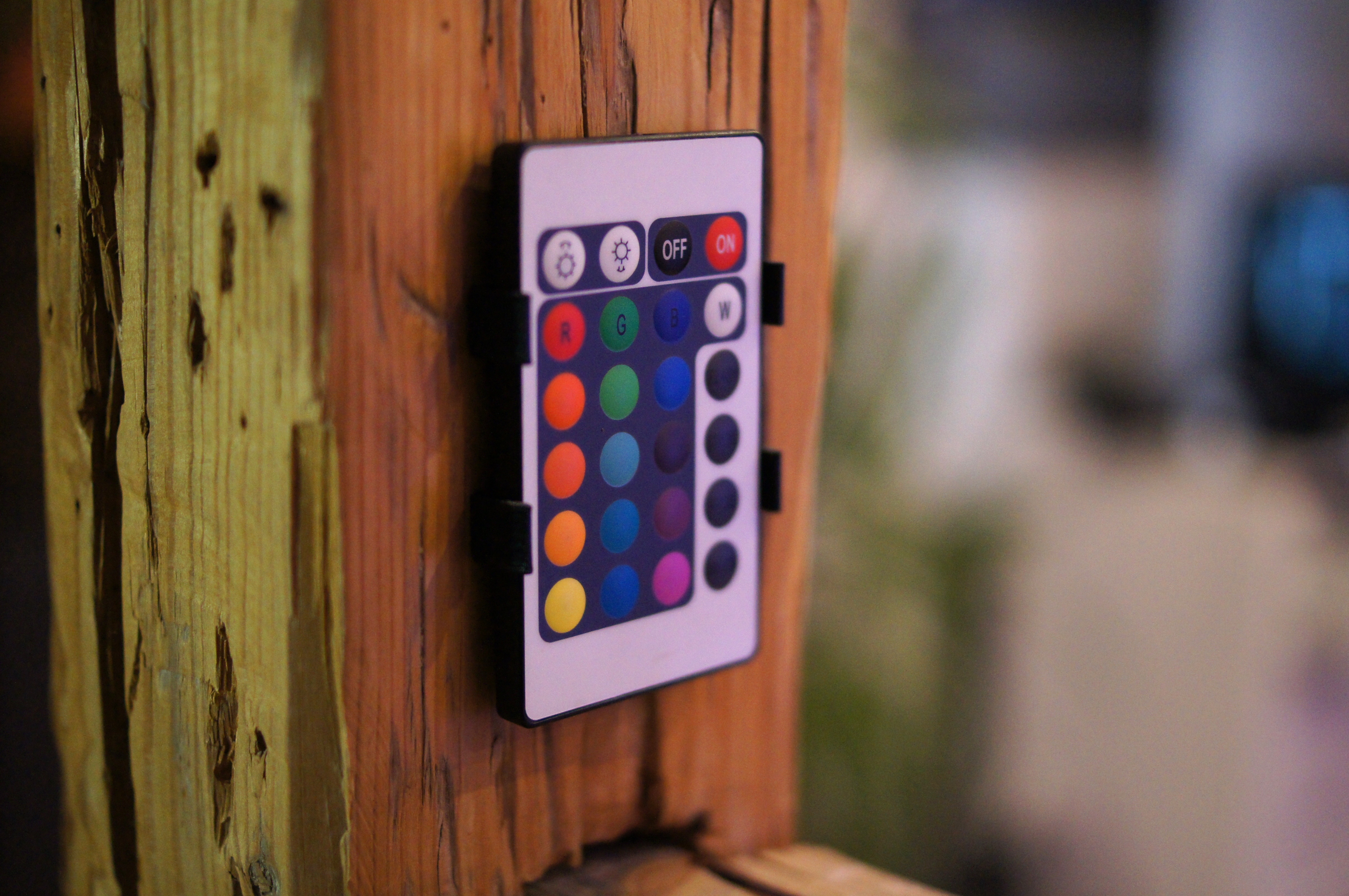 RGB LED Remote Control Clip Holder Mount